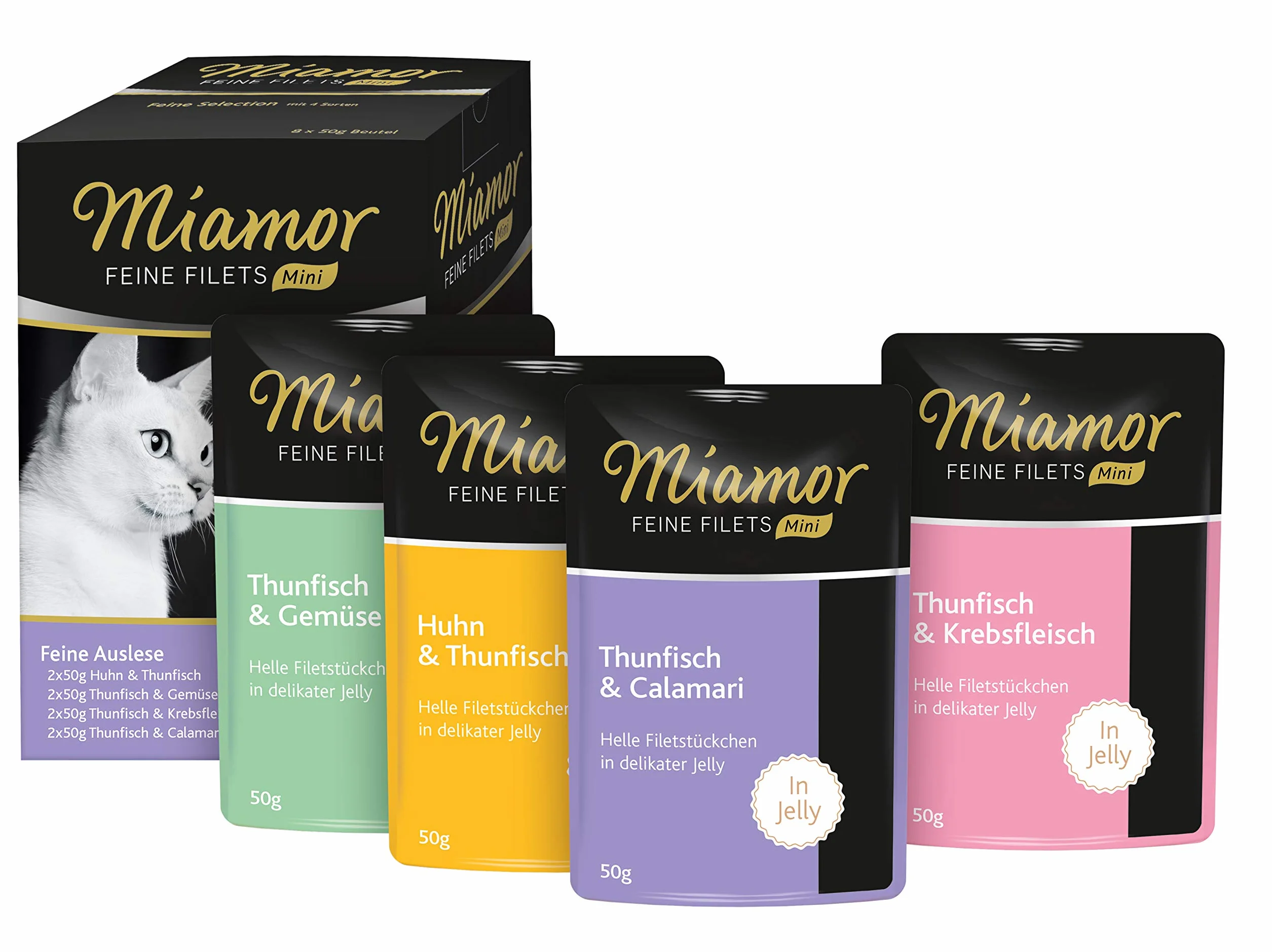 Miamor Karma dla Kota, Miks Smaków, 400 g x 4