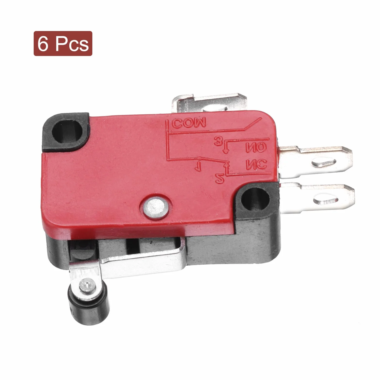 QUARKZMAN 6 sztuk V-155-1C25 1NO + 1NC mikroprzełącznik 15A 125/250 VAC wodoszczelny miniaturowy mikroprzełącznik do precyzyjnych komponentów