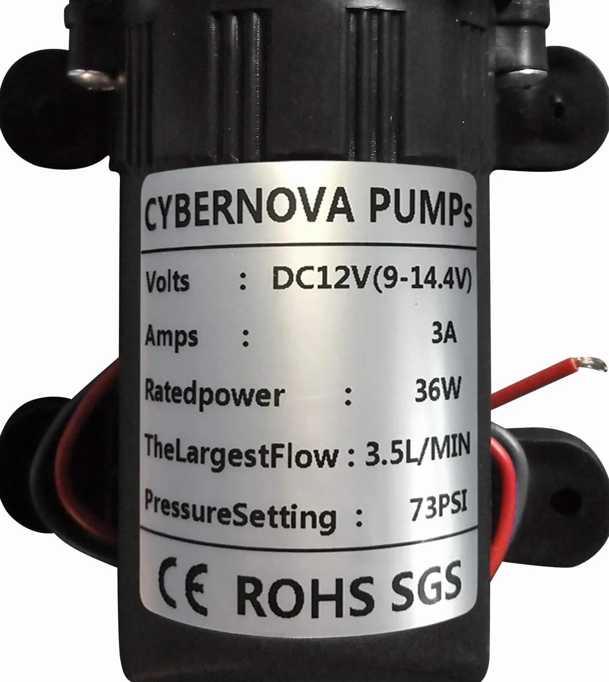 CYBERNOVA pompa membranowa DC12V 73 PSI 3,5 l/m samozasysająca