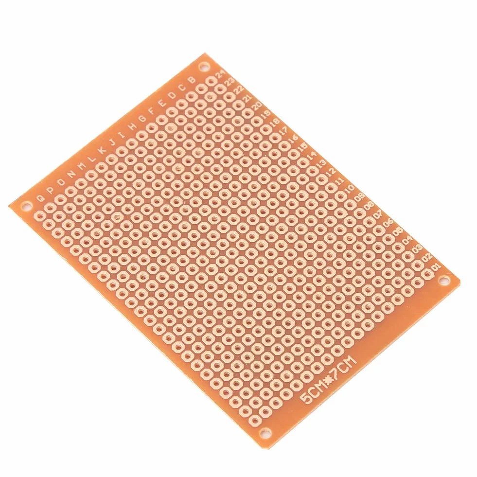 Płytka prototypowa PCB 5x7 cm bakelit jednostronna uniwersalna bez lutowania