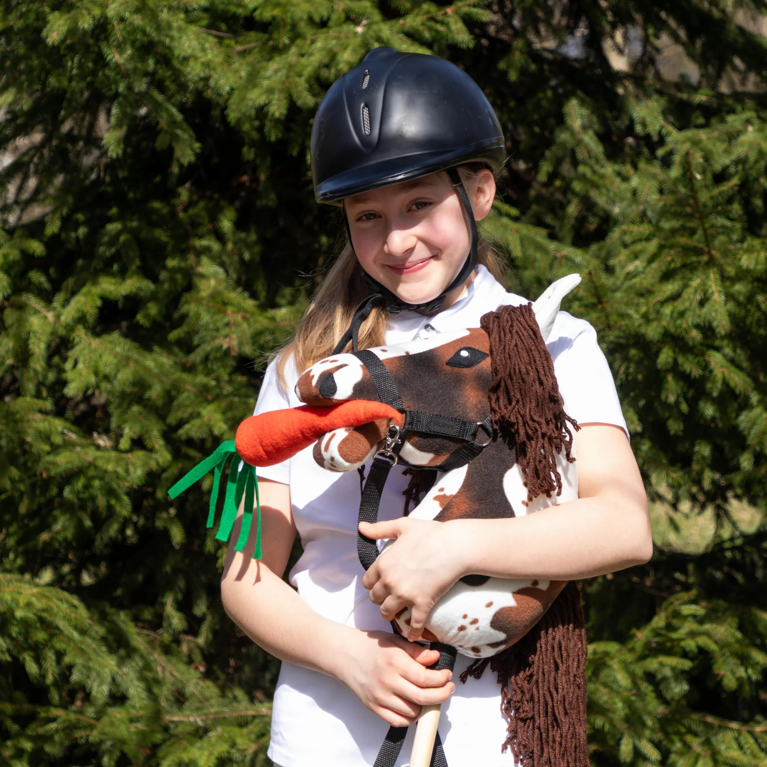 SKIPPI Hobby Horse zestaw smakołyków, warzyw i owoców, dla konia kijowego, akcesoria hobbystyczne, marchewka, kapusta, jabłka, rzodkiewka i cukier w kostkę