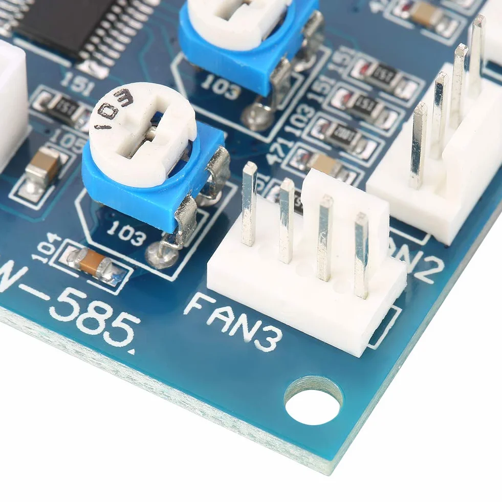 Temperaturregler DC 12 V Vierdraht Thermostat PWM Drehzahlregler Regler Modul Temperatur Relais Für PC