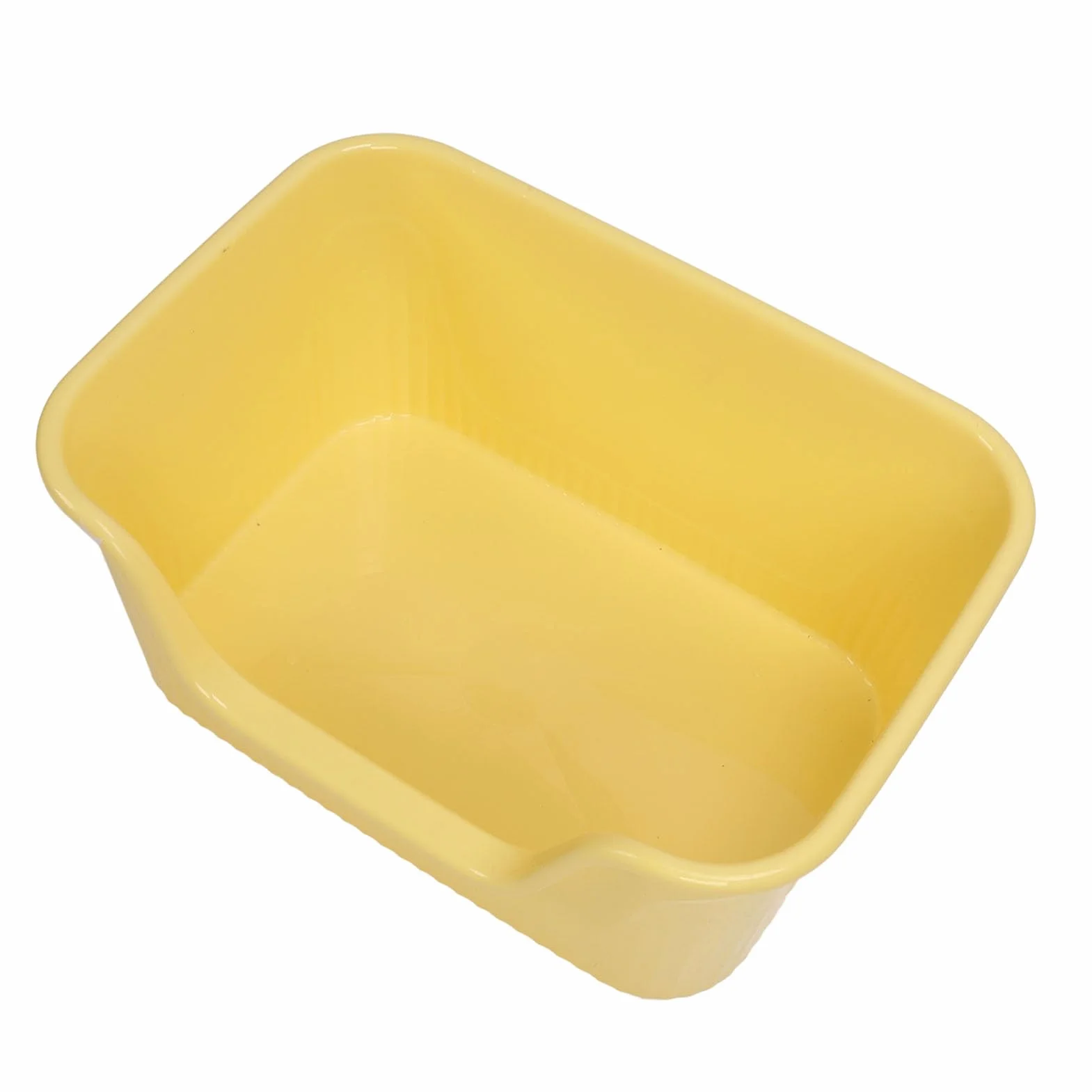 Generic Duża, Odporna na Rozpryskiwanie Kuweta dla Kota, Wysokie Boki dla Dużych Kotów, łatwe w Czyszczeniu, Stylowy Wygląd Właścicieli Kotów, 21,65 X 15,35 X 10,63 Cala (YELLOW)