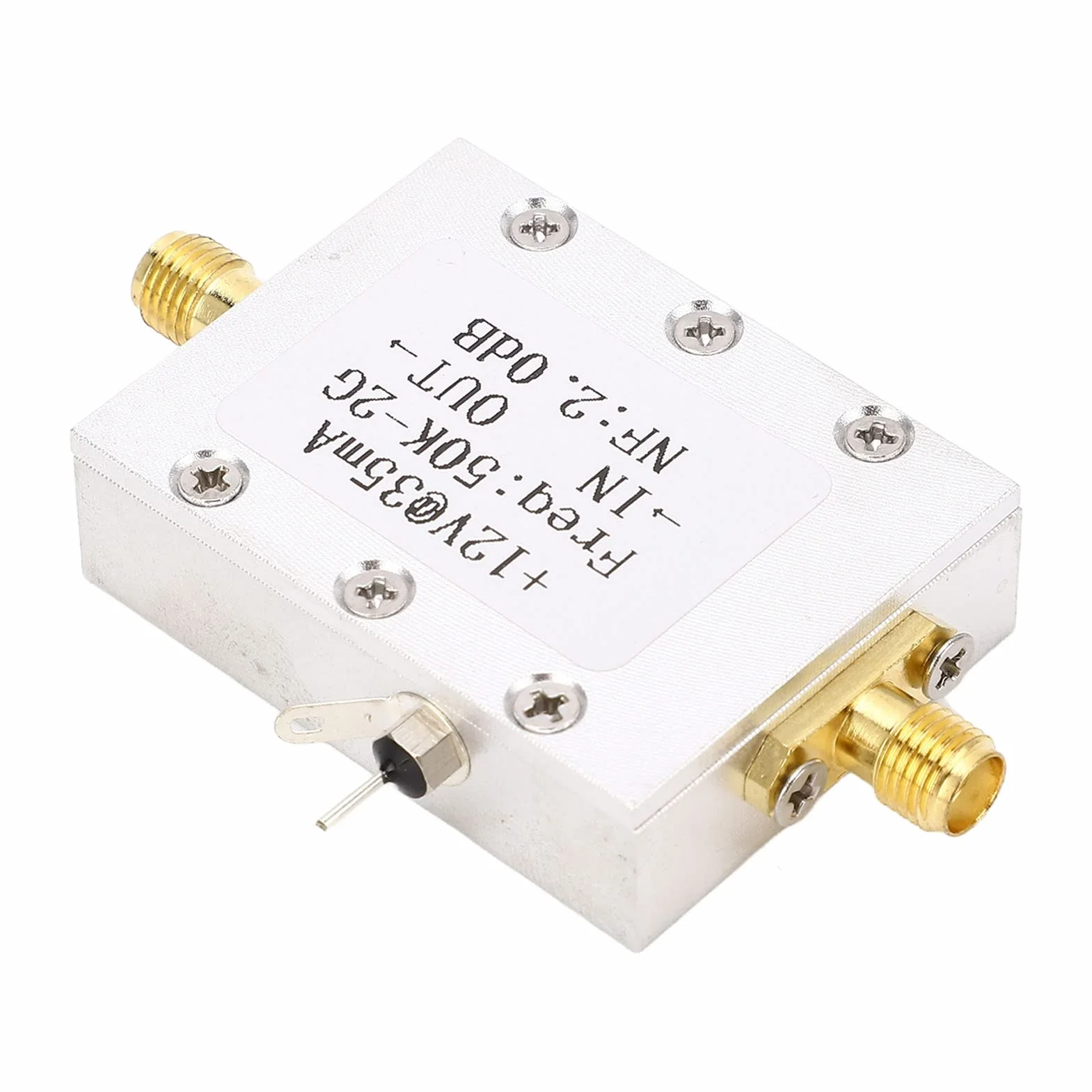 Wzmacniacz szerokopasmowy LNA 50 K do 2 GHz High-Gain
