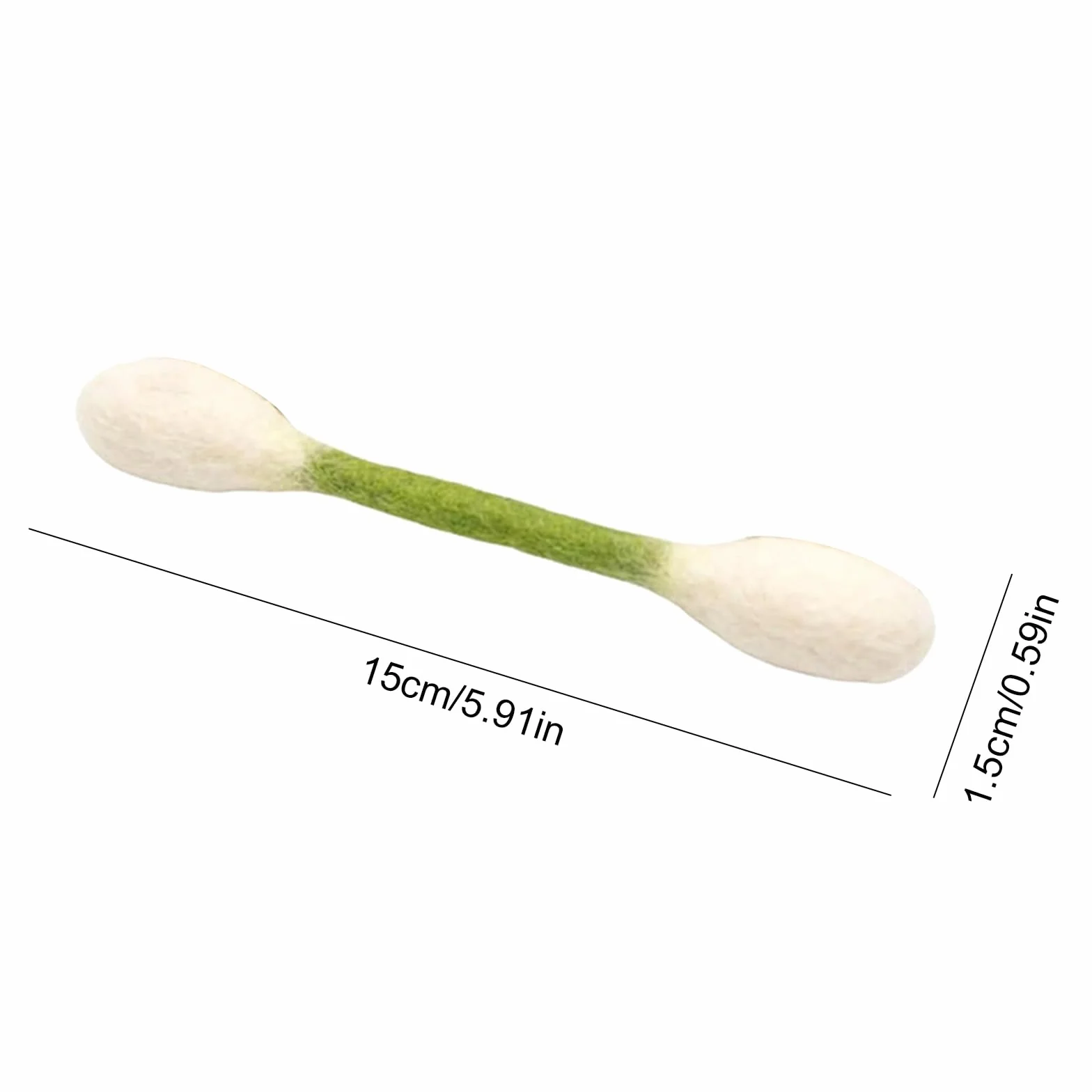 Giant Q Tip zabawka dla kota 6 szt. Wacików interaktywne kocie gry, gryzące zabawki do żucia, filcowa rozrywka, prezent dla miłośników zwierząt