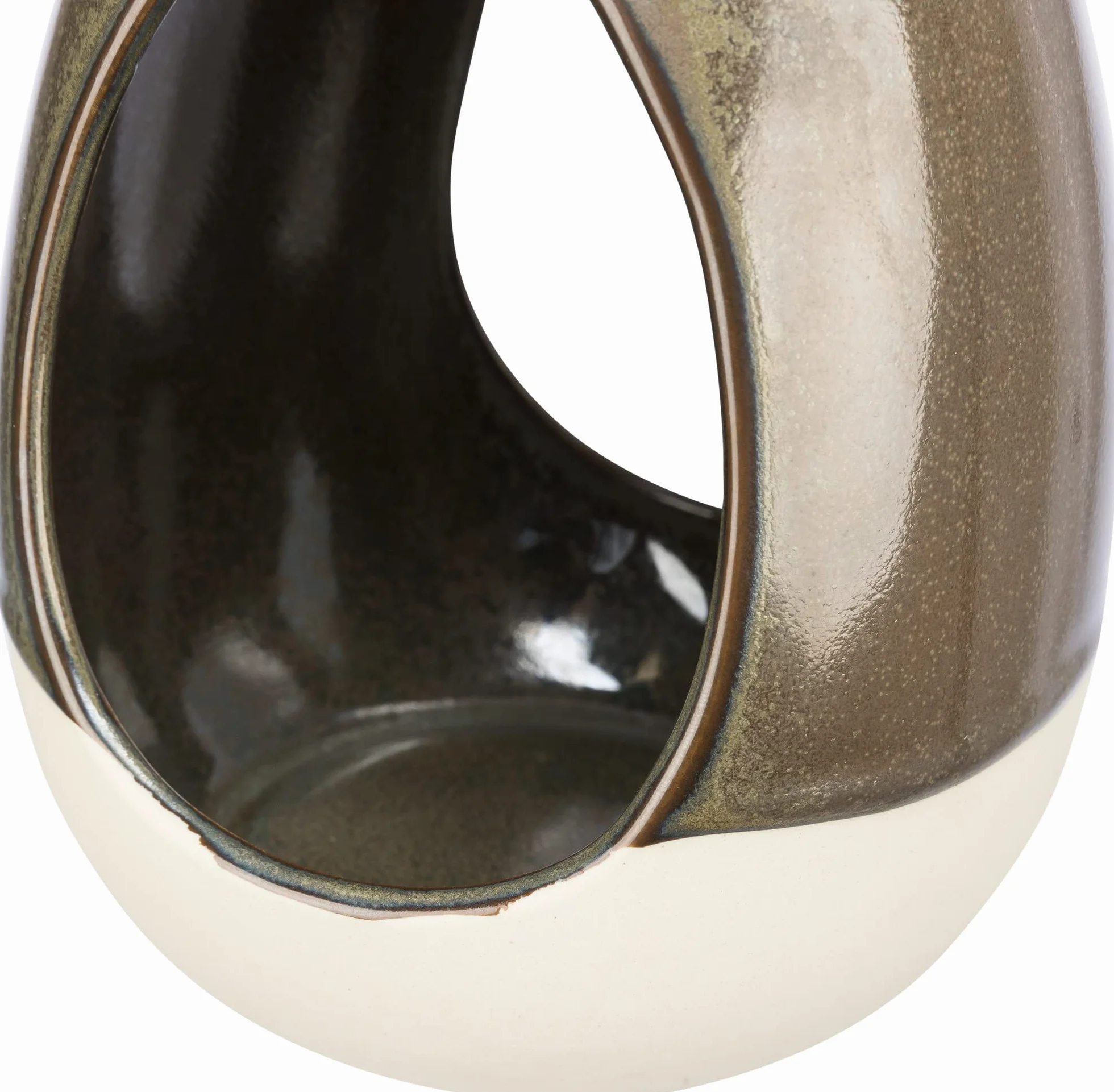 TRIXIE 55531 poidło dla ptaków do zawieszenia, ceramiczne, 150 ml/ 12 × 16 cm, zielony lasowy
