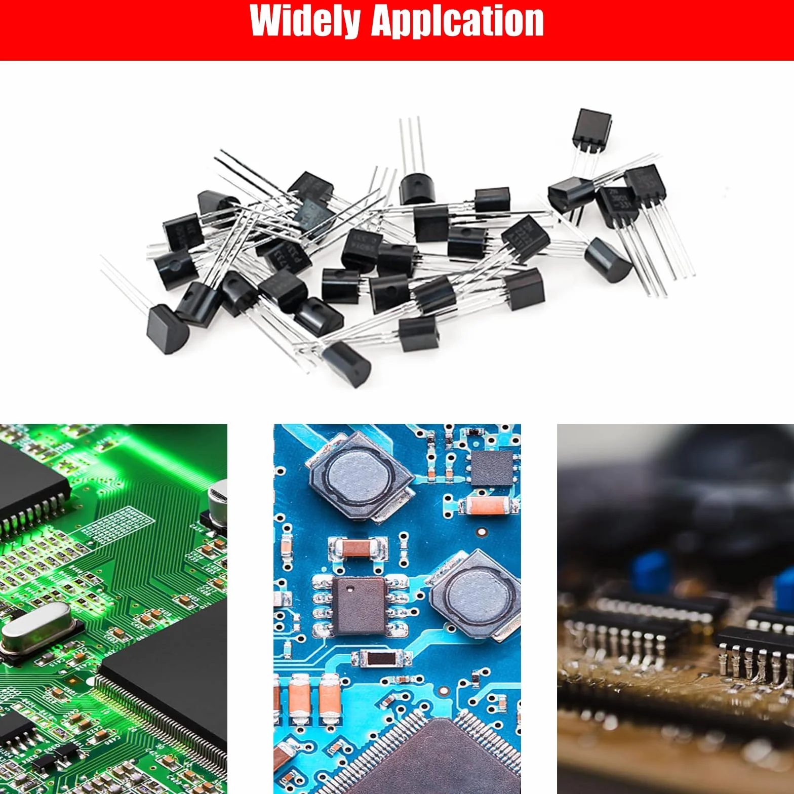 Tranzystor Assortment Kit 200pcs PNP NPN BC377 BC327 2N2222 2N2907 2N3904 2N3906 S8050 S8550 A1015 C18150 TO-92
