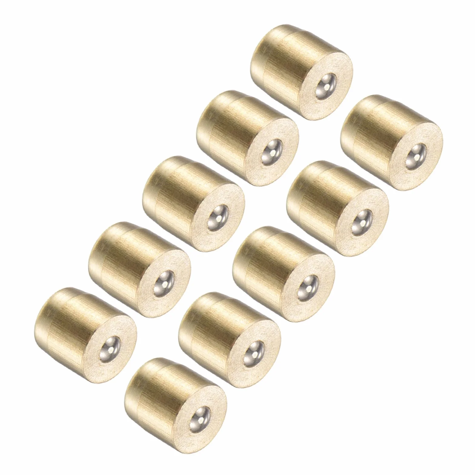 Mosiężny kubek na smar z przyciskiem, gwint męski 6x6 mm, smoczek do smarowania kulkowego 10 sztuk