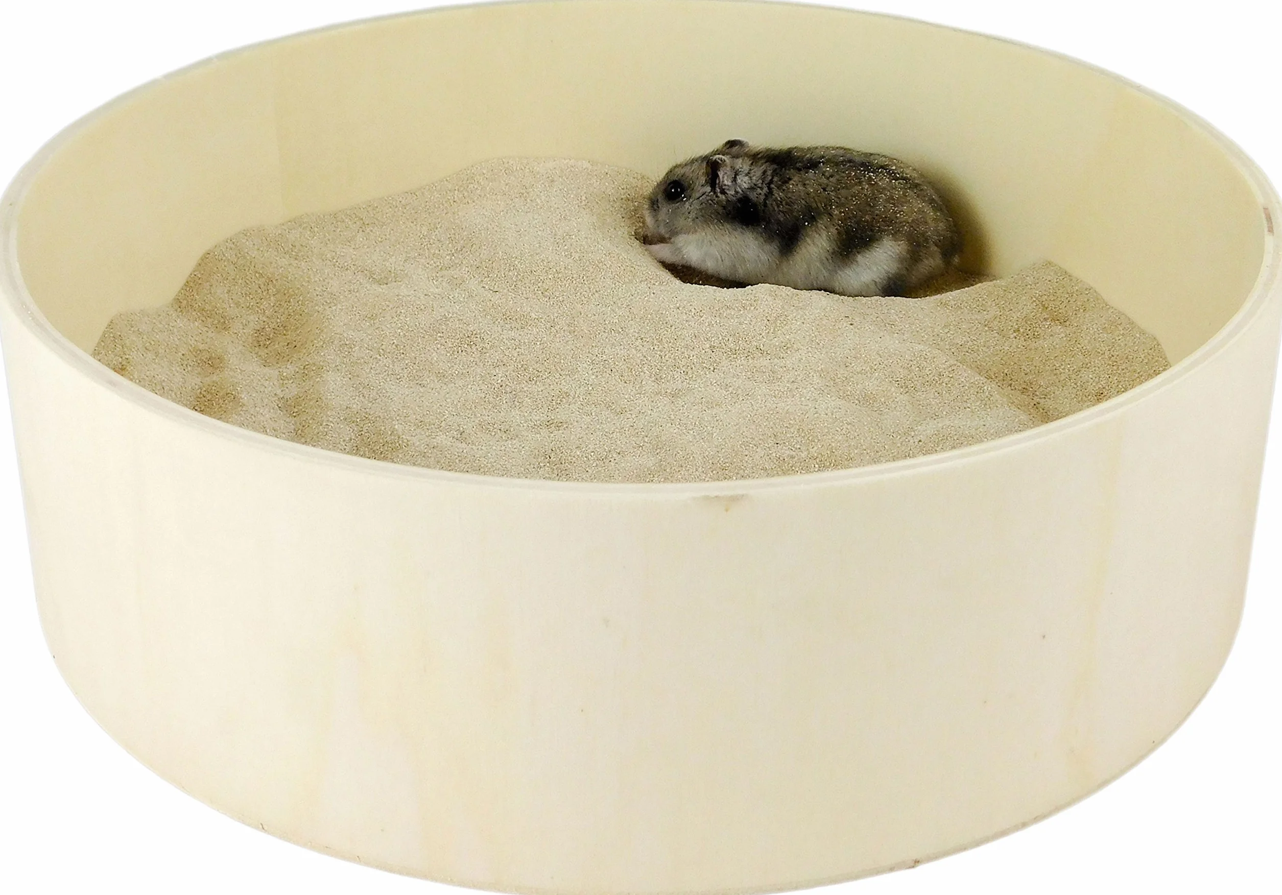 Getzoo SBXS216E Piaskownica dla Gryzoni, Ø 21 cm, Brązowy