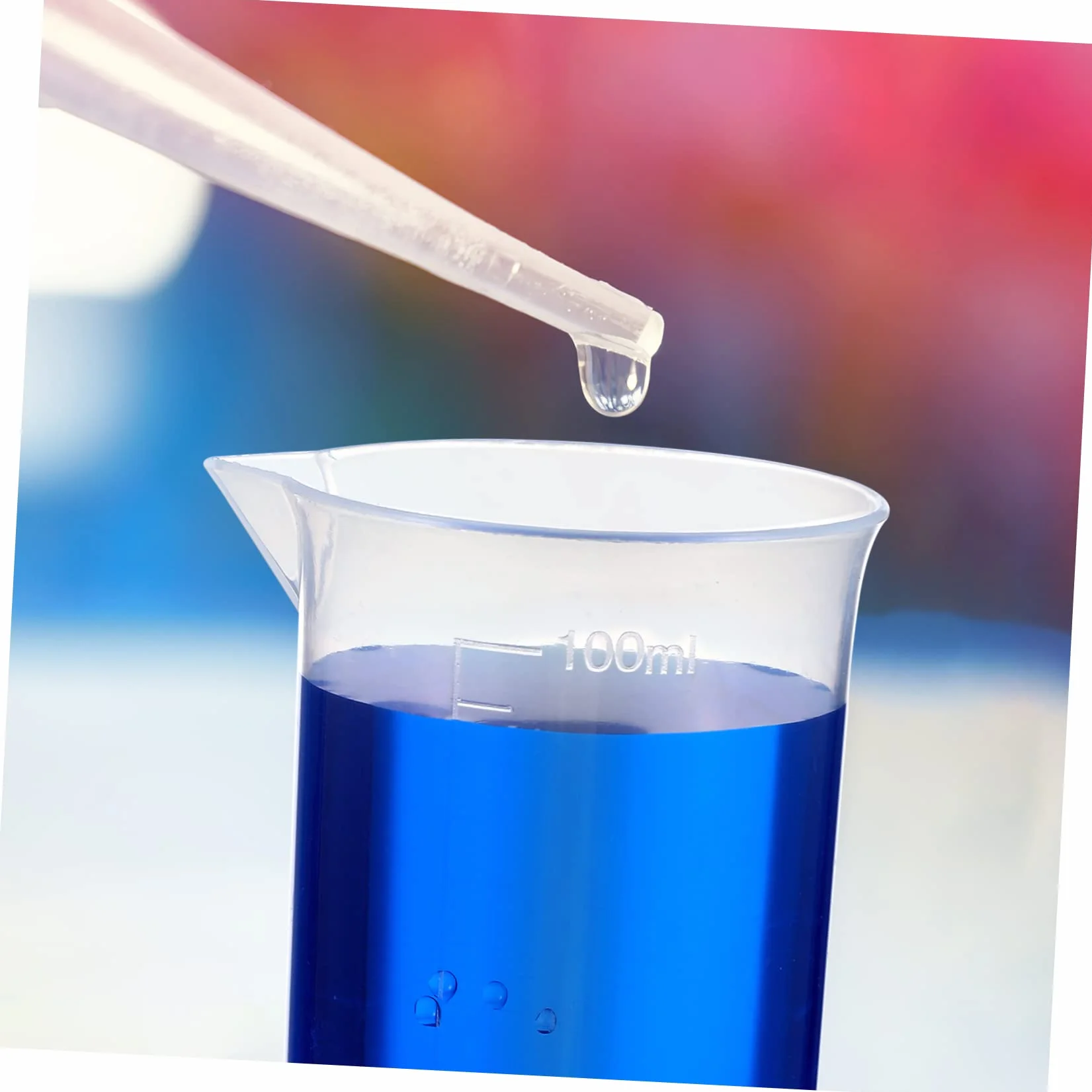 Zestaw Plastikowych Cylindrów Pomiarowych I Zlewek Z Pipetami Zestaw Do Projektów Naukowych