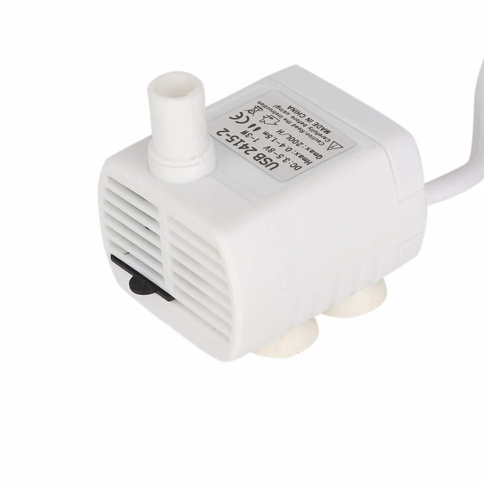 Usb Mini Pump Zatapialna Pompa Wodna do Akwarium Akwarium Pet Dozownik Wody Pompy Wodne