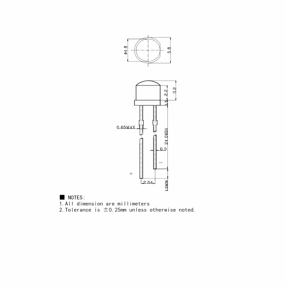 Słomkowy kapelusz LED 5mm 0.5W Warm-white Super jasna dioda elektroluminescencyjna 50 szt.