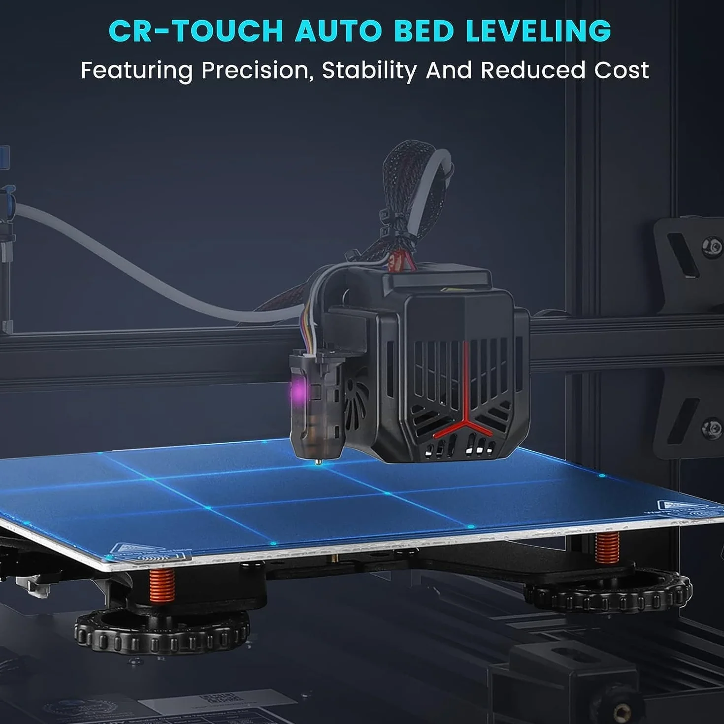 Creality Drukarka 3D Ender-3 V2 Neo, CR Touch, wytłaczarka metalowa, magnetyczna płyta PC