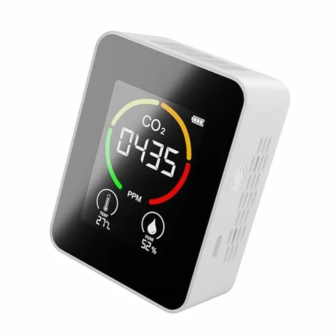 Monitor jakości powietrza CO2 z dużym ekranem LCD do szklarni