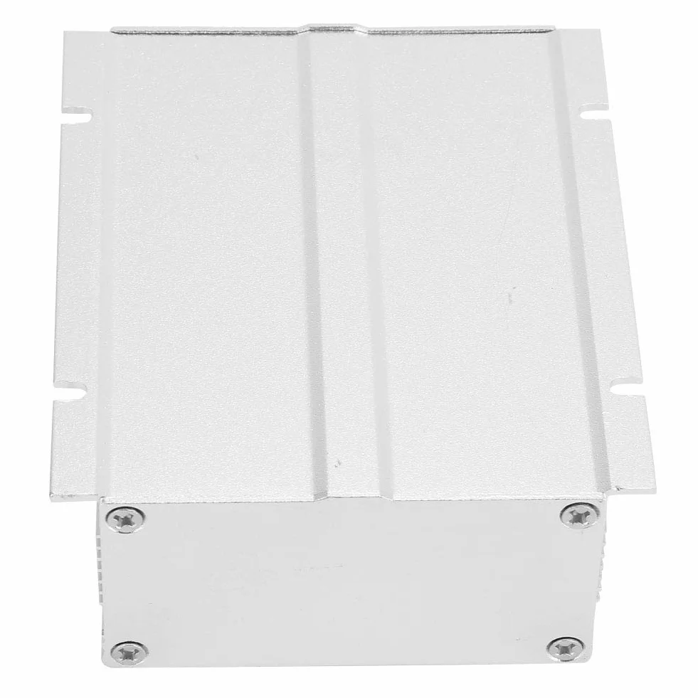 Obudowa aluminiowa Aluminiowe pudełko projektowe na płytkę PCB Elektroniczna obudowa projektowa 39 x 88 x 100 mm srebrno-biały