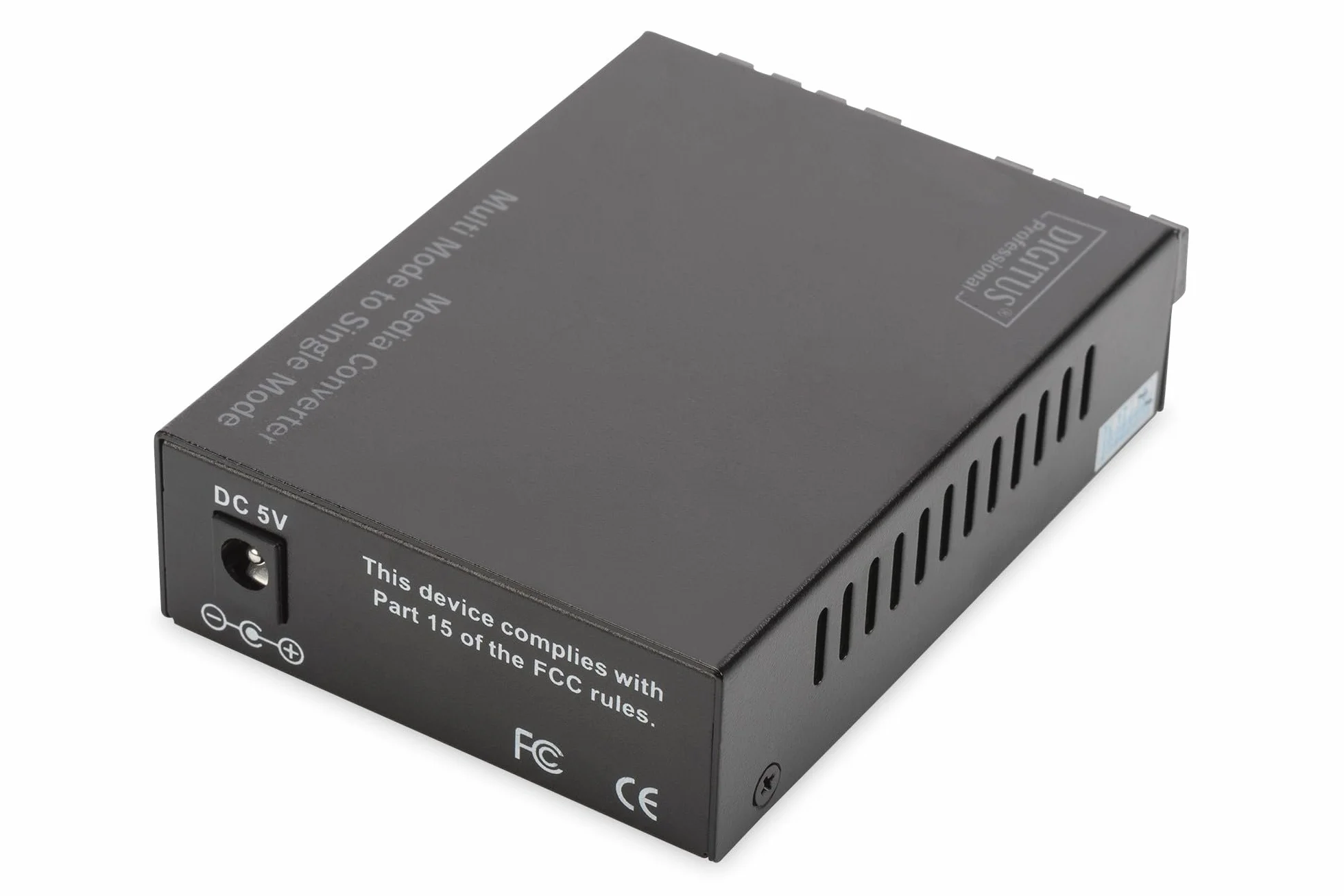 DIGITUS Konwerter mediów Fast Ethernet SC 1310nm czarny