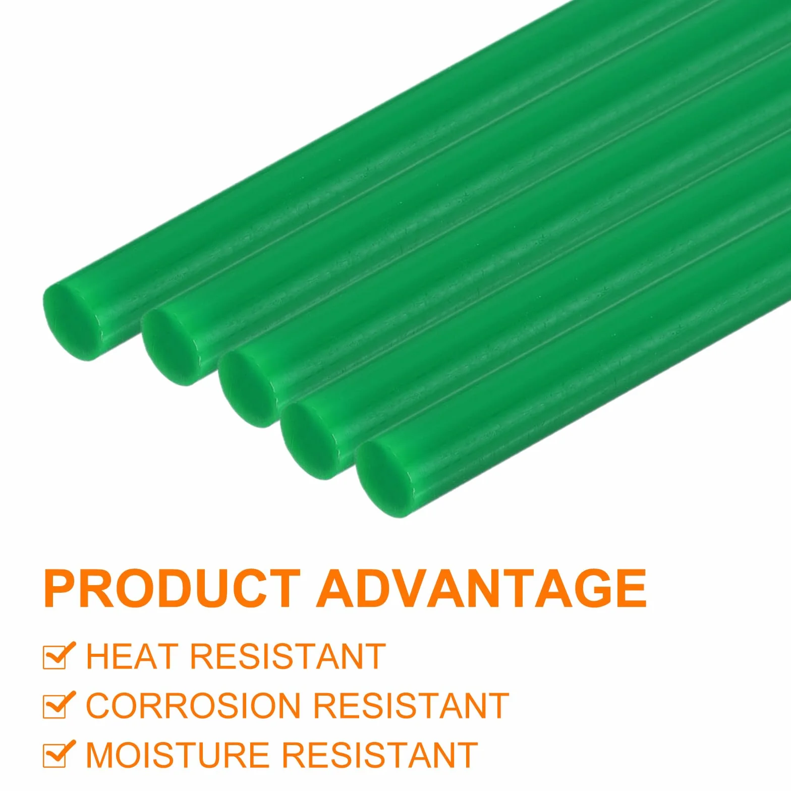 QUARKZMAN 5 sztuk zielonych prętów z tworzywa sztucznego 4 x 250 mm ABS styren okrągły pręt okrągły pręt masywny DIY model do budowy zabawek do budowy modeli architektonicznych