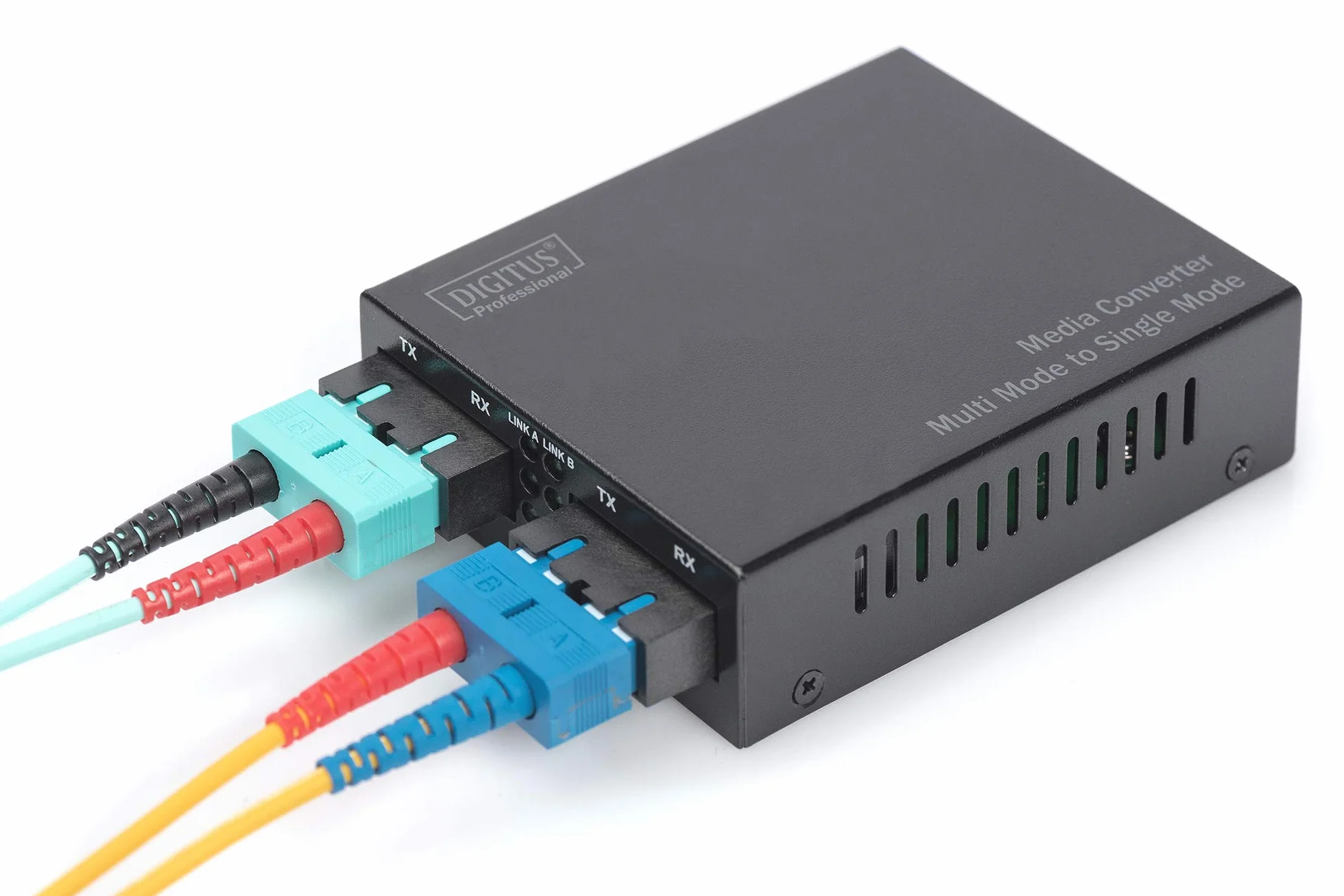 DIGITUS Konwerter mediów Fast Ethernet SC 1310nm czarny