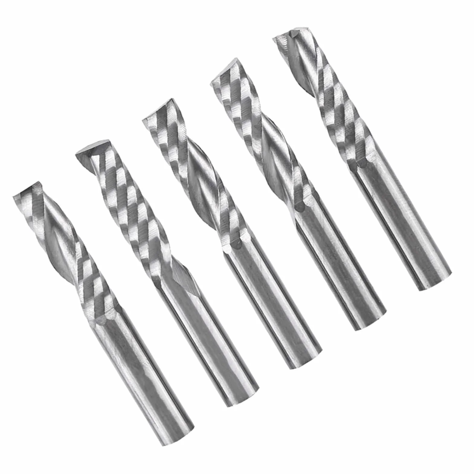 5 sztuk 6 mm trzpień frez wolframowy Frese, Frez do frezowania Alluminio 6 mm Frez z węglików spiekanych Frez spiralny do cięcia miękkich materiałów