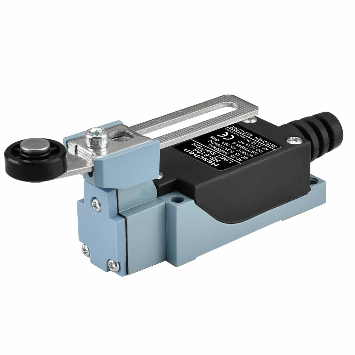 Heschen przełącznik krańcowy TZ-8108 regulowana dźwignia rolkowa 10 A 250 V AC SPDT IP65