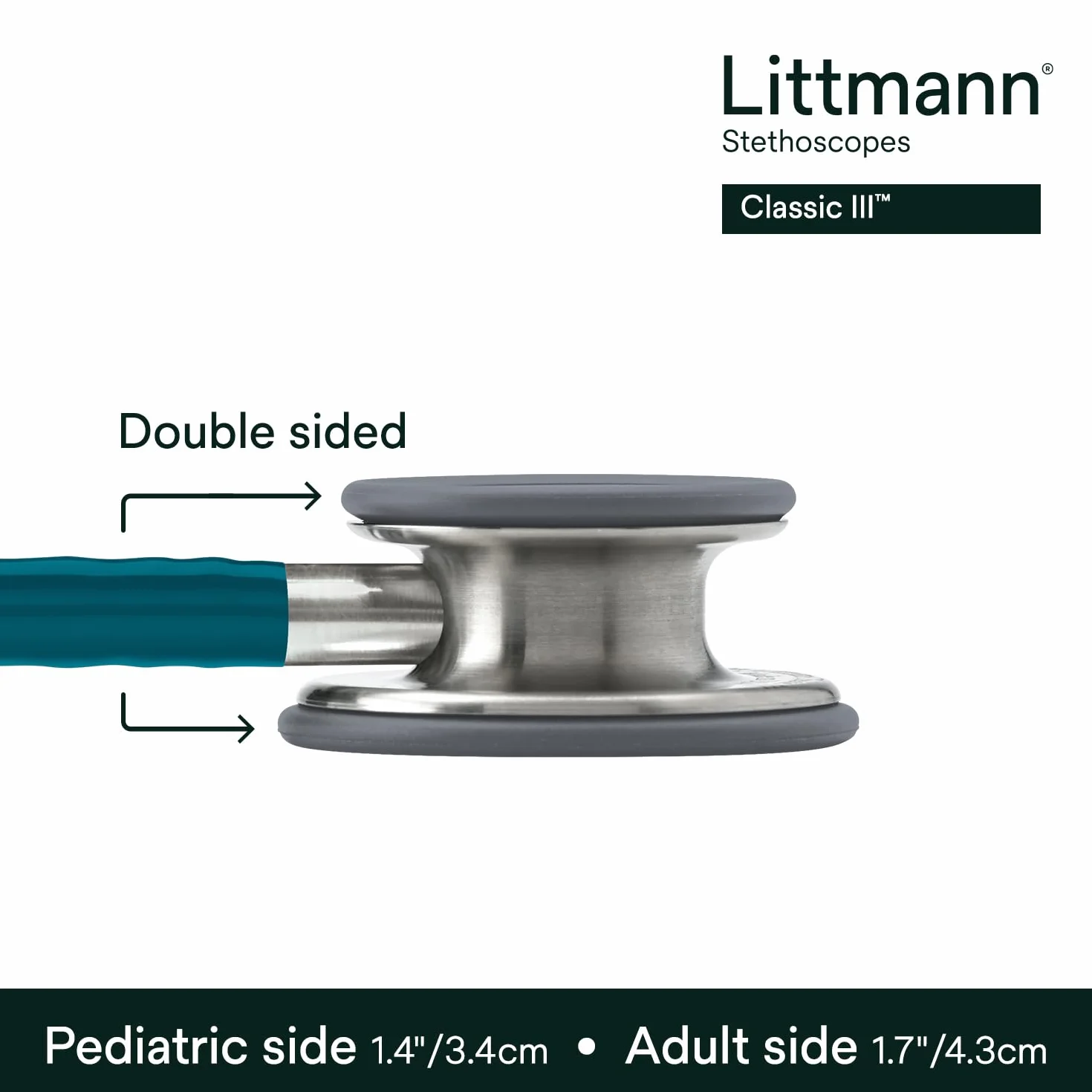 3M Littmann Classic III Stetoskop, 5623, błękit karaibski