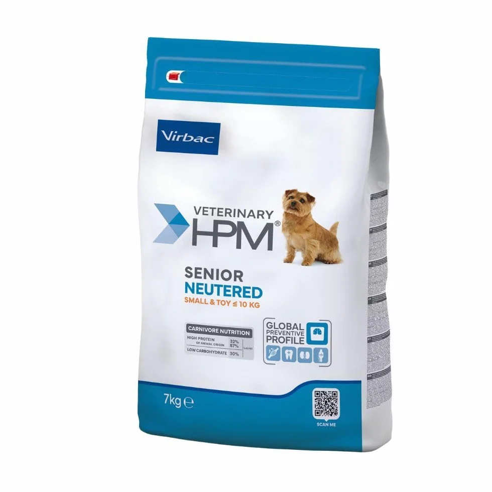 Virbac Veterinary HPM Vet Dog Senior Neutered S & Toy karma dla psów 1,5 kg