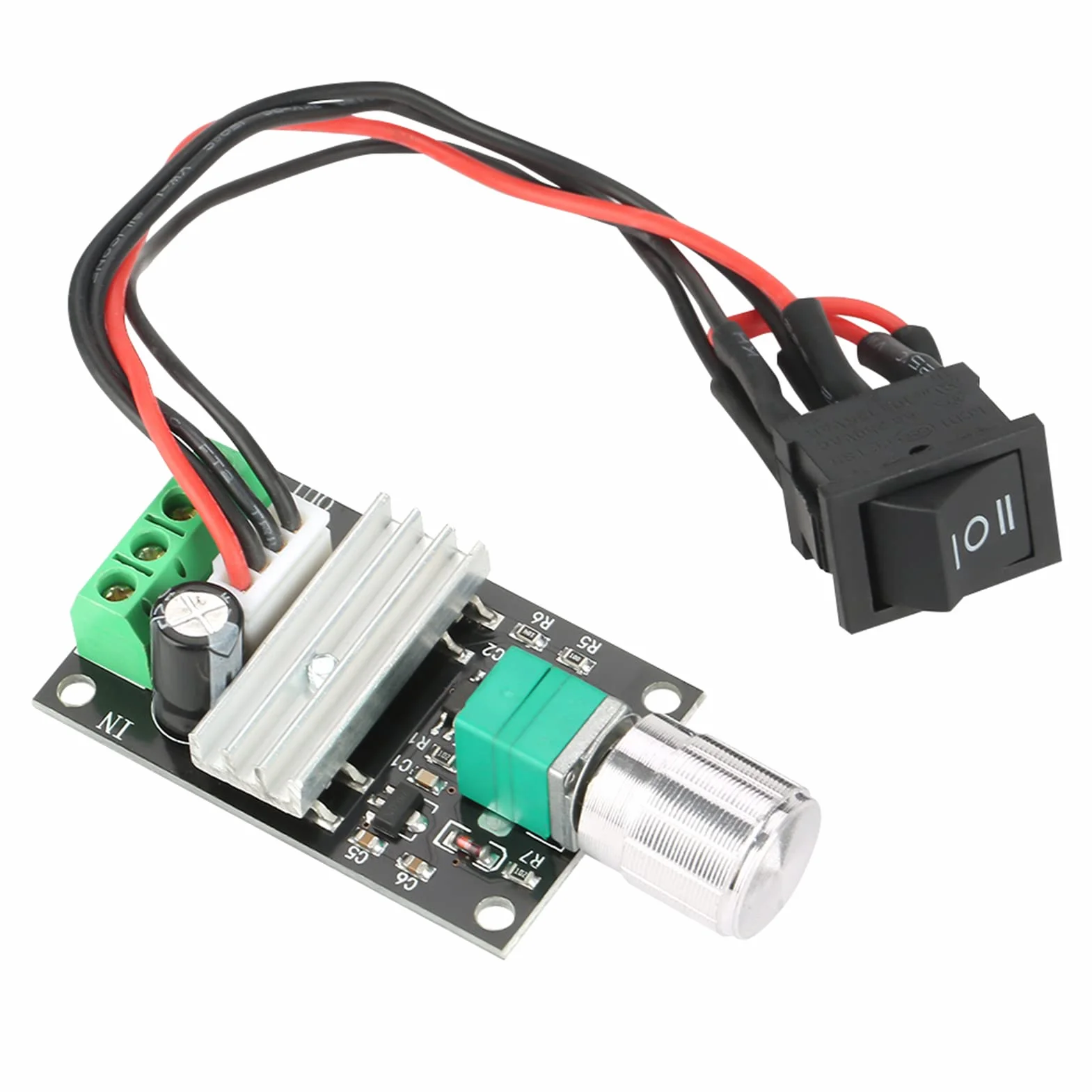 12V Dc Motor Speed Controller Pwm Reversible Regulator 6V 24V 3A Switch