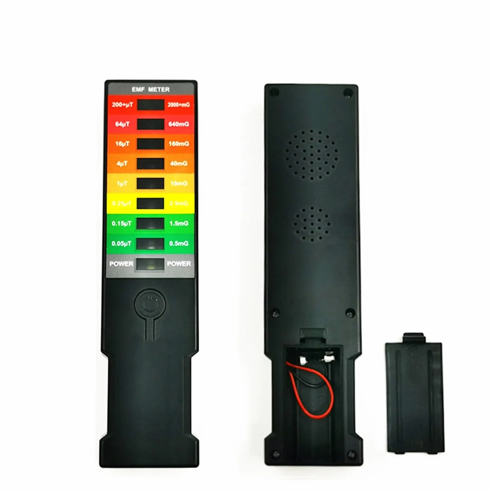 Detektor promieniowania, Pole elektromagnetyczne Miernik gaussa EMF Miernik EMF Monitor pola magnetycznego Środowiskowy detektor elektromagnetyczny Miernik Gaussa z 8 diodami LED