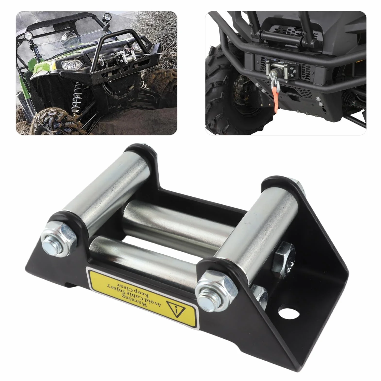 Fairlead Heavy Duty Rolka Linowa Wciągarki 125 mm Uniwersalna