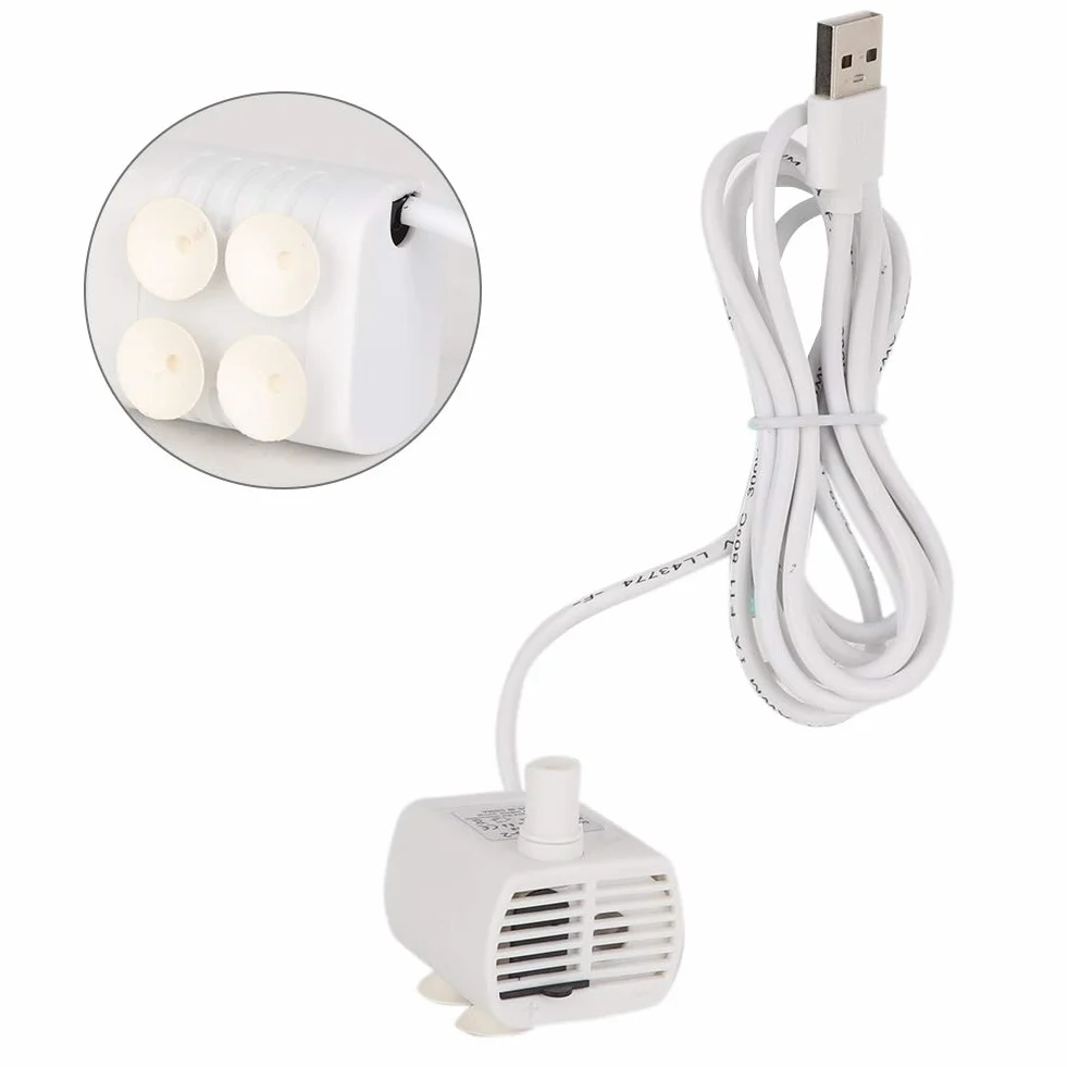 Usb Mini Pump Zatapialna Pompa Wodna do Akwarium Akwarium Pet Dozownik Wody Pompy Wodne