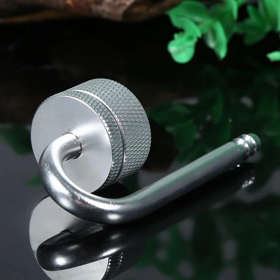 Akwarium Atomizer CO2, dyfuzor dwutlenku węgla ze stopu aluminium, srebrny