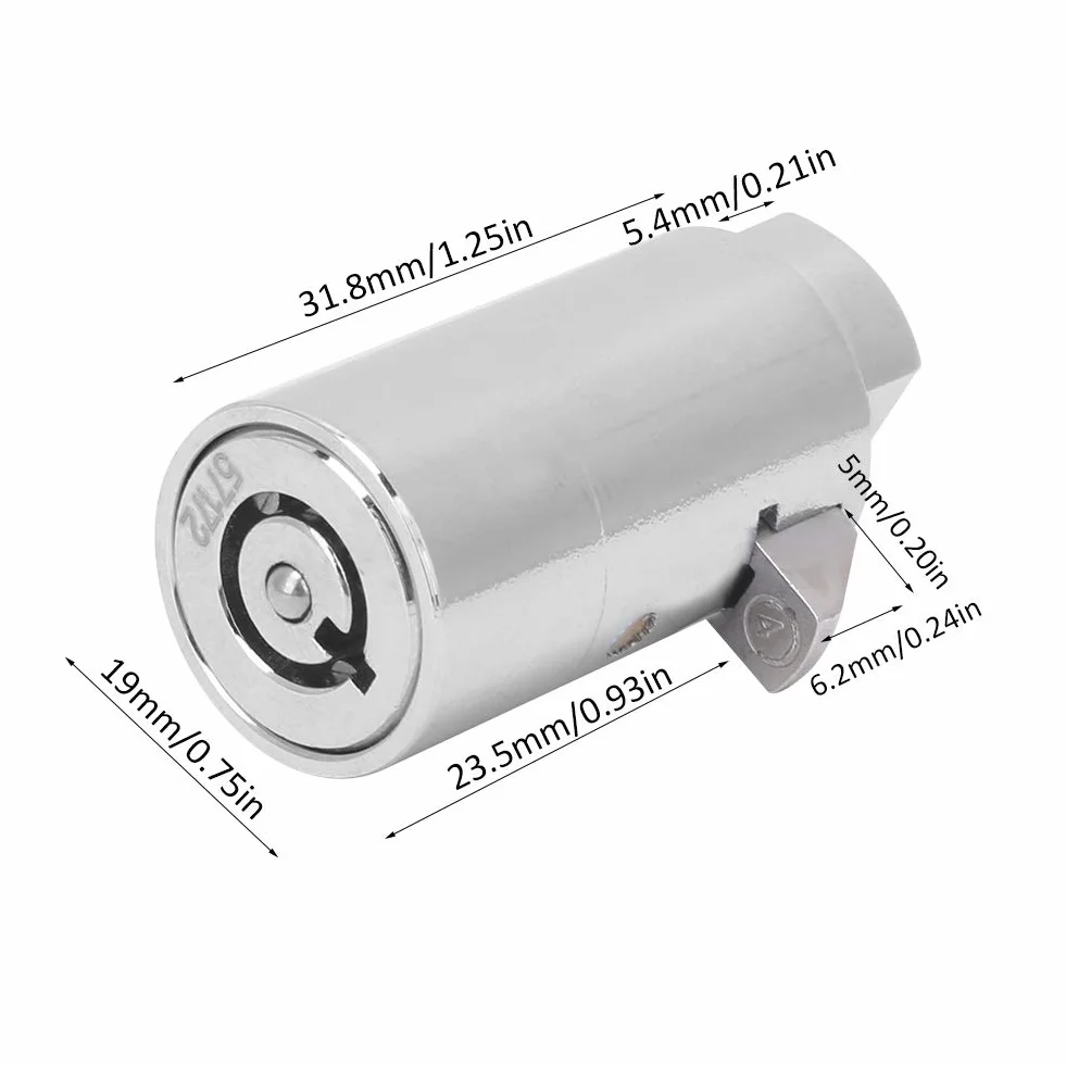 Blokada Automatu z Pojedynczym Kluczem Cylinder Zamka ze Stopu Cynku