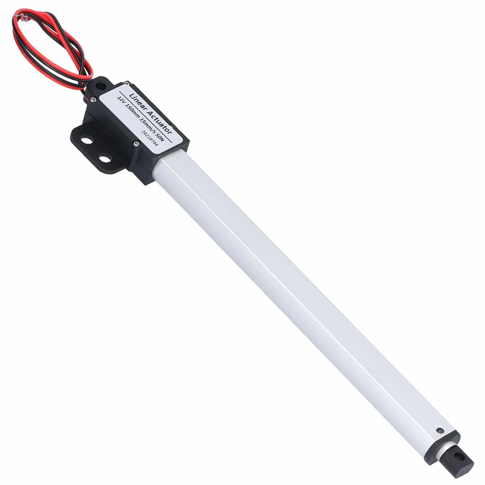 YWBL-WH 150mm siłownik liniowy 12V skok siłownik liniowy wbudowane wyłączniki krańcowe do samochodu medycznego (skok 150mm-15mm/s-50N), siłownik liniowy/popychacz