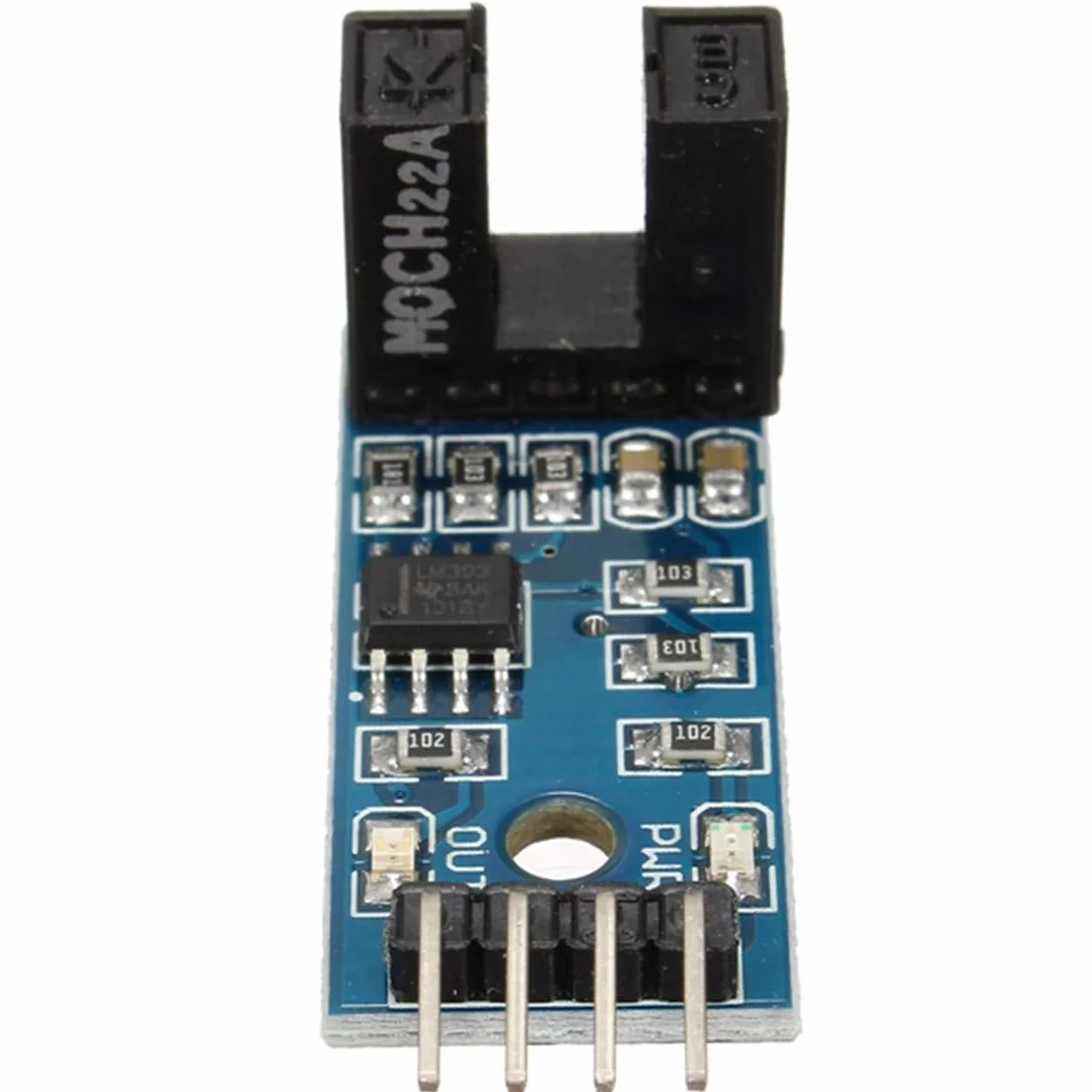 Moduł czujnika prędkości LM393 transoptor podczerwieni 5-pak do Arduino