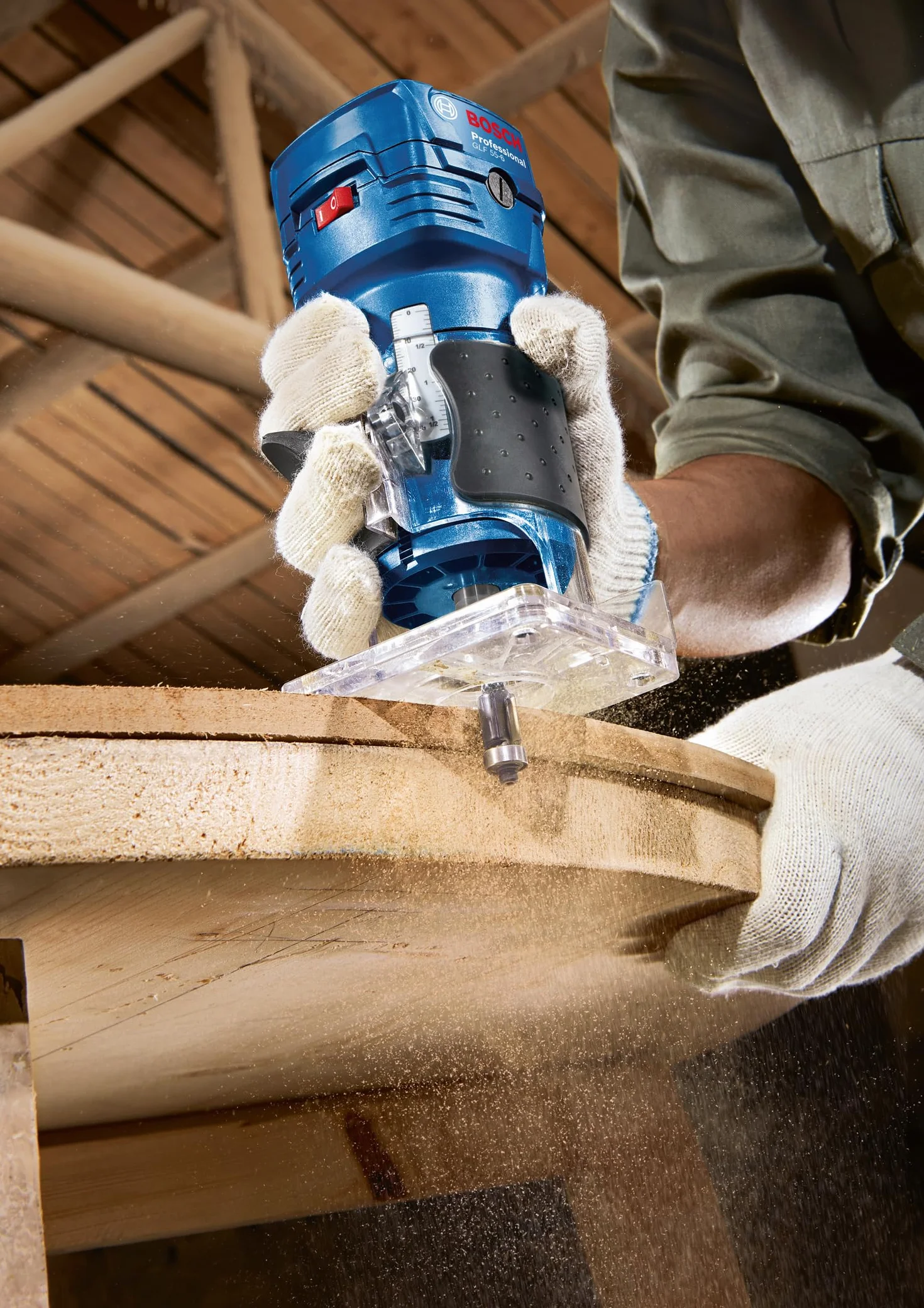 Bosch Professional frezarka krawędziowa GLF 55-6 550 W 33000 min–1