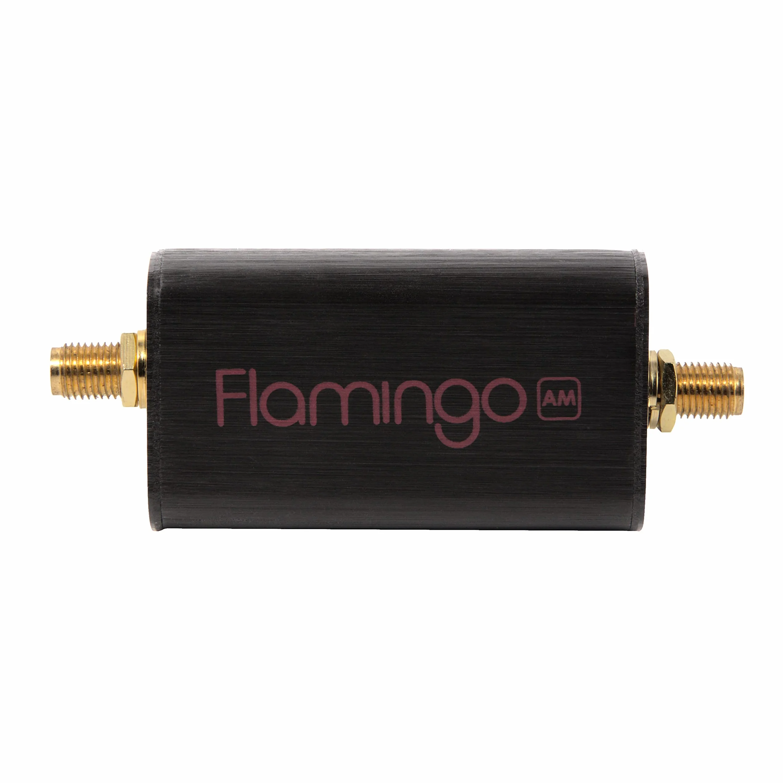 Flamingo+ AM (v2) filtr przeciwprzepustowy o wysokim przyciemnieniu do aplikacji zdefiniowanych przez radio (RTL-SDR). Blokuje 300 kHz do 1900 kHz na podłączonym urządzeniu
