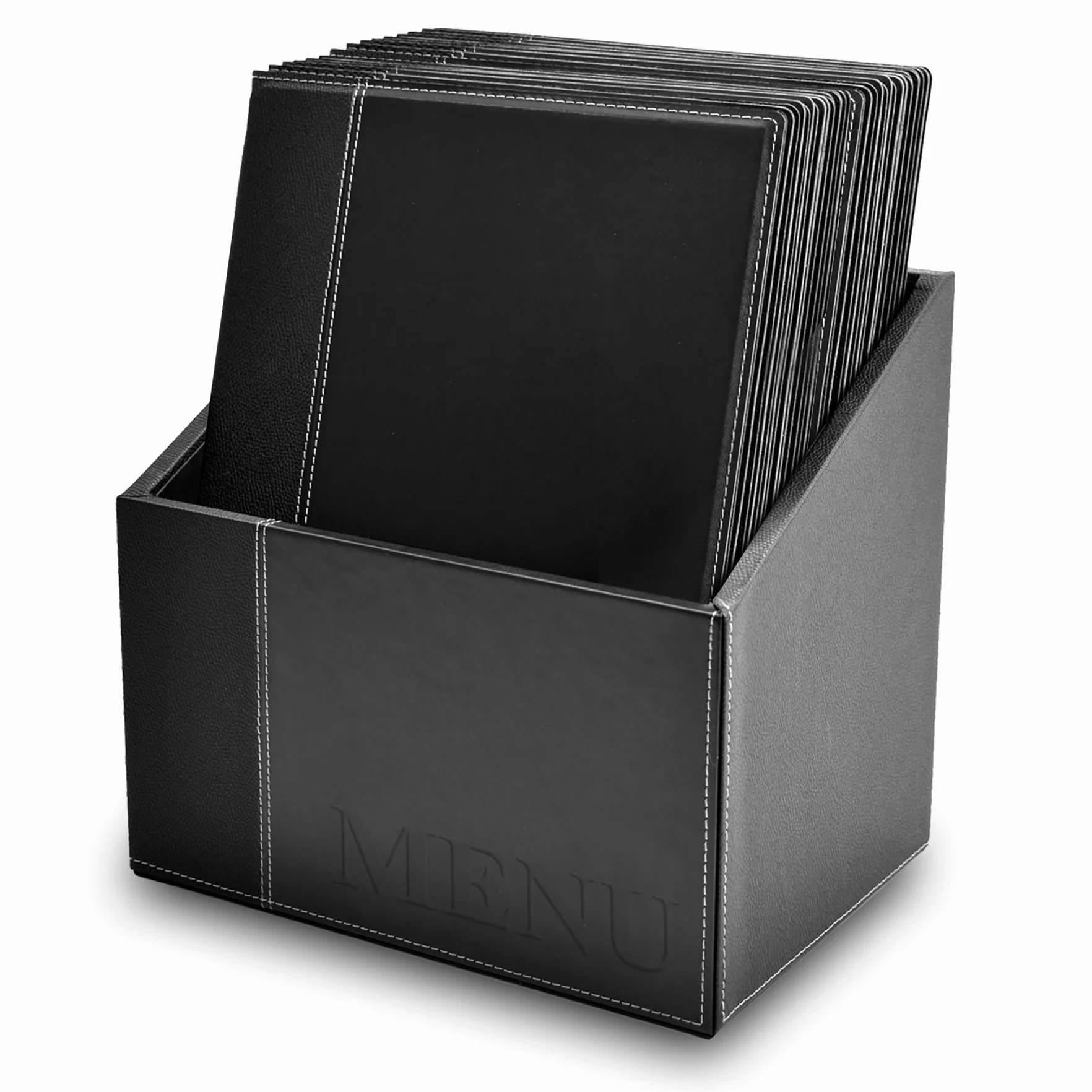 Menu Restauracyjne Securit Trendy Range Czarny 20 kart A4