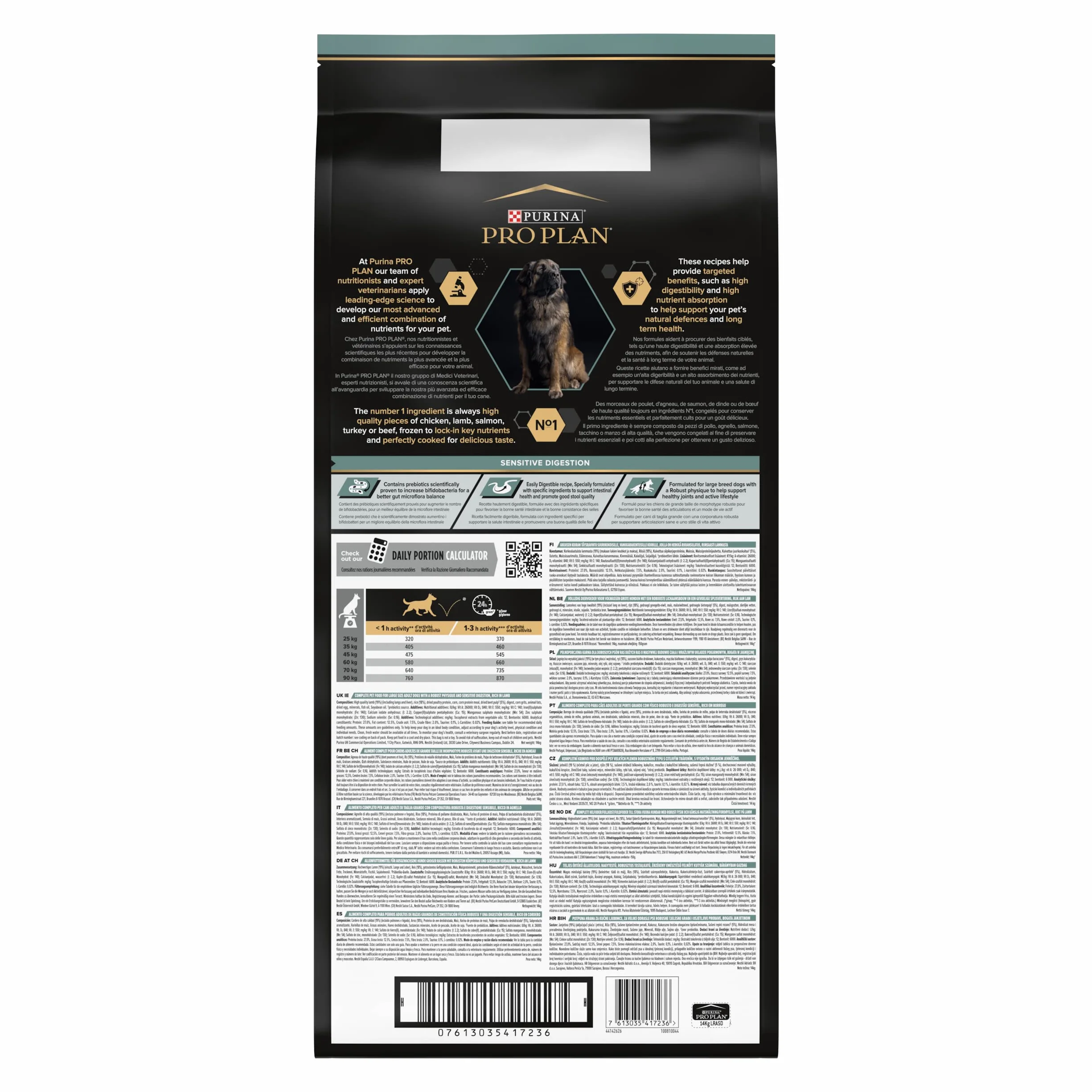PRO PLAN | Large| Robust Adult | Sensitive Digestion | Jagnięcina | 14kg
