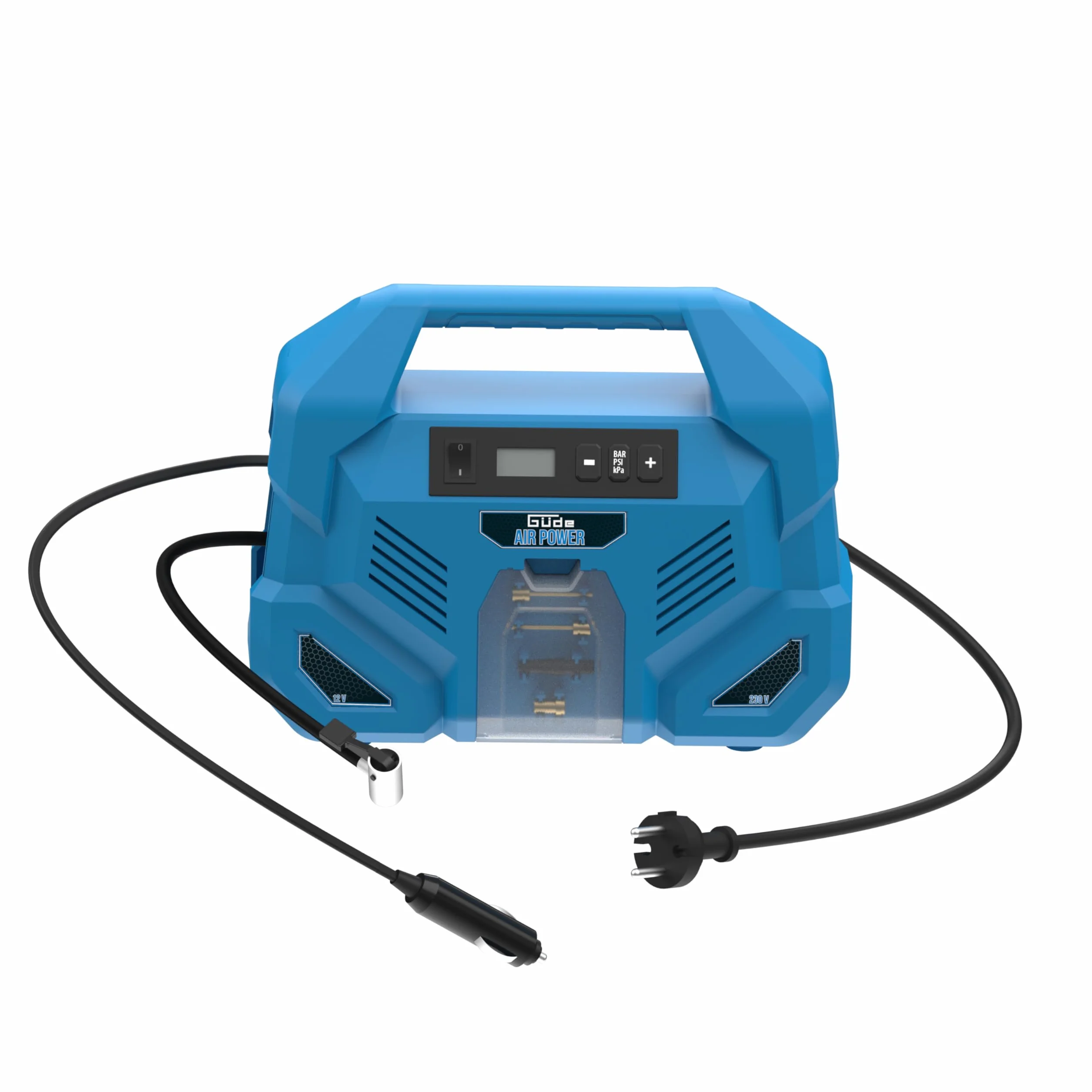 Güde Sprężarka Airpower Dual Drive 12/230 V 150 W 8 bar 20 l/min 5-częściowa