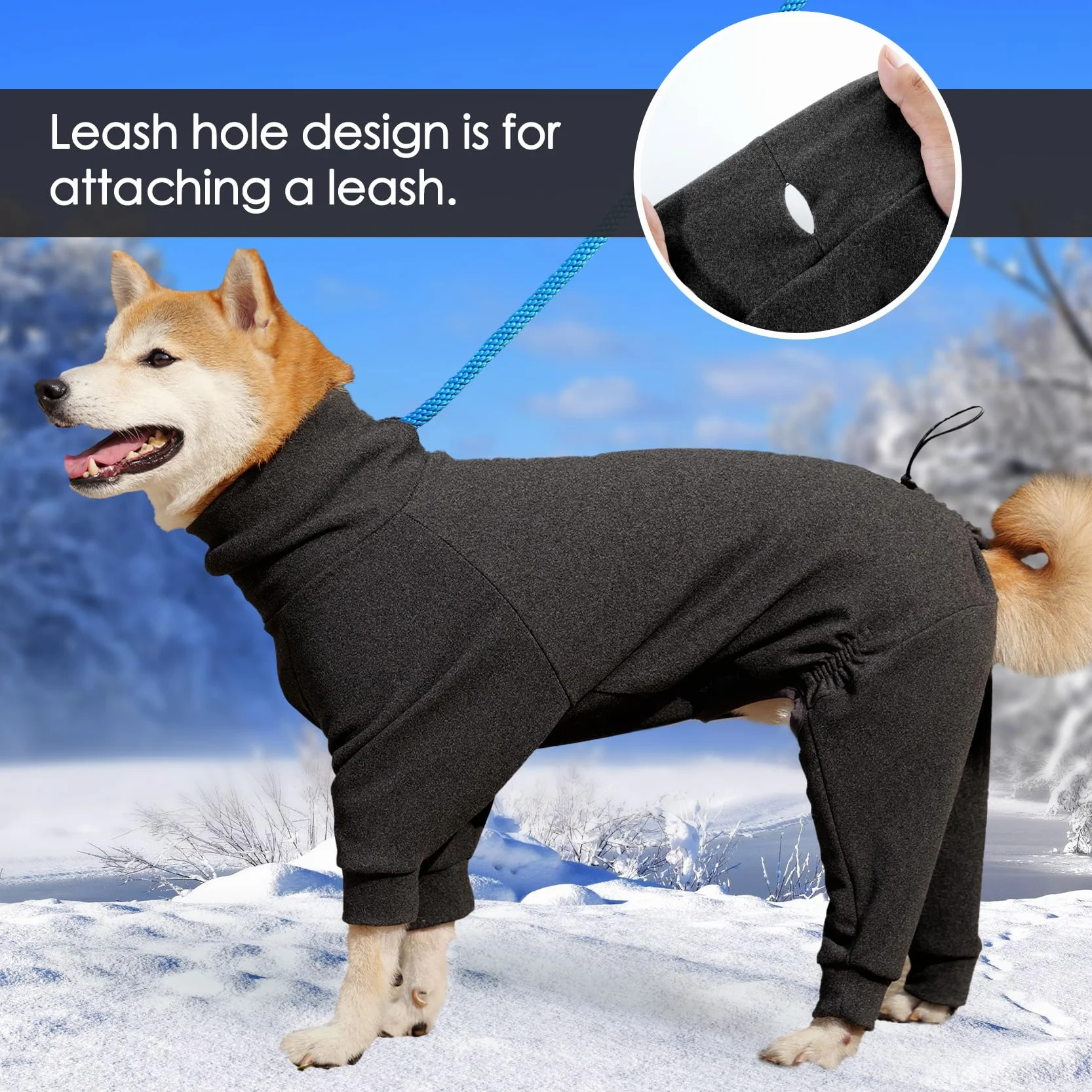 Dotoner Polarowy sweter dla psa, płaszcz zimowy dla psa, płaszcz dla psa, duże psy, kurtka polarowa z nogami, płaszcz kąpielowy dla małych, średnich zwierząt domowych, odzież dla psa, Chihuahua