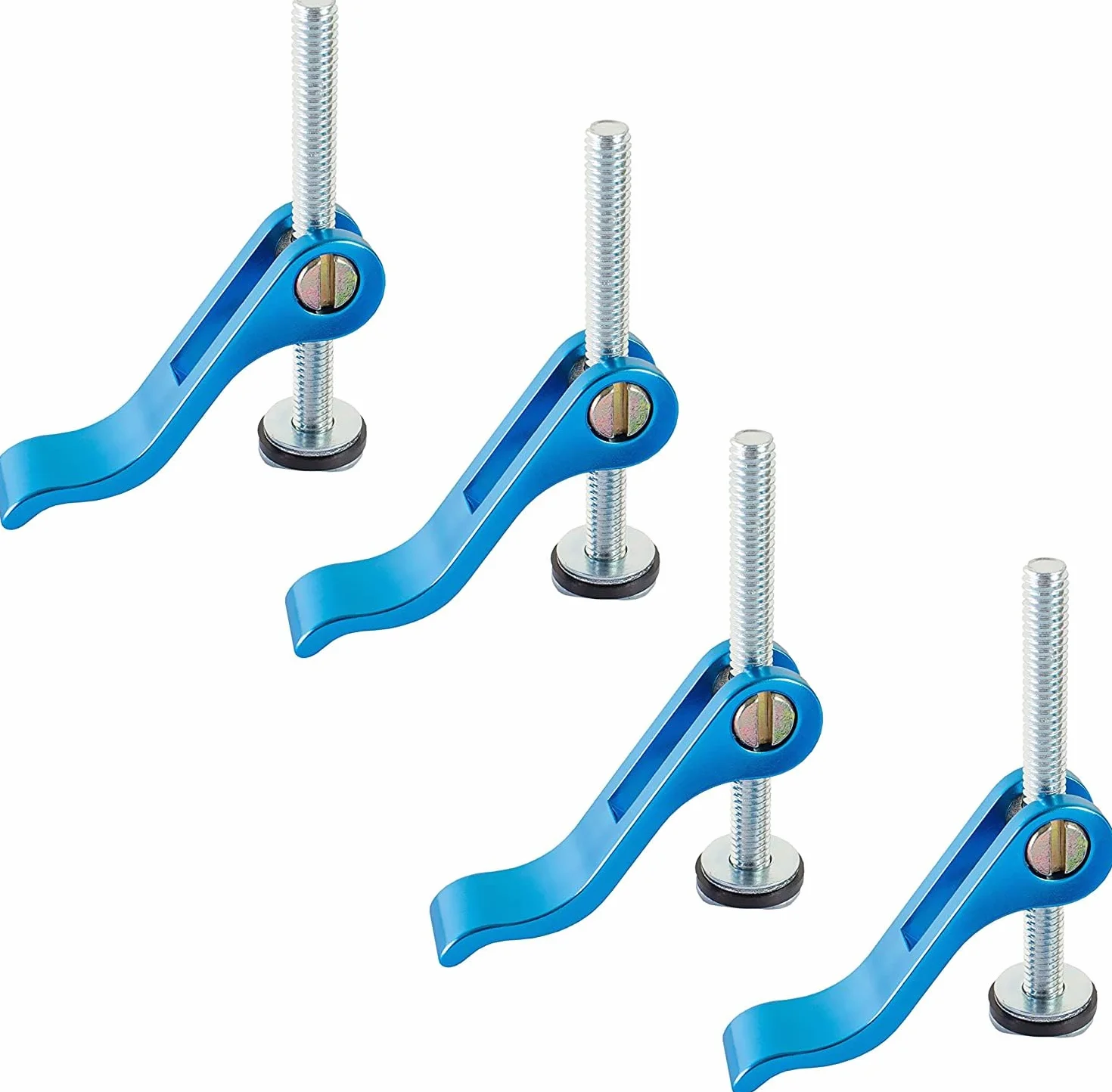 POWERTEC 71502 Aluminiowy zacisk krzywkowy 5/16"-18 4 szt