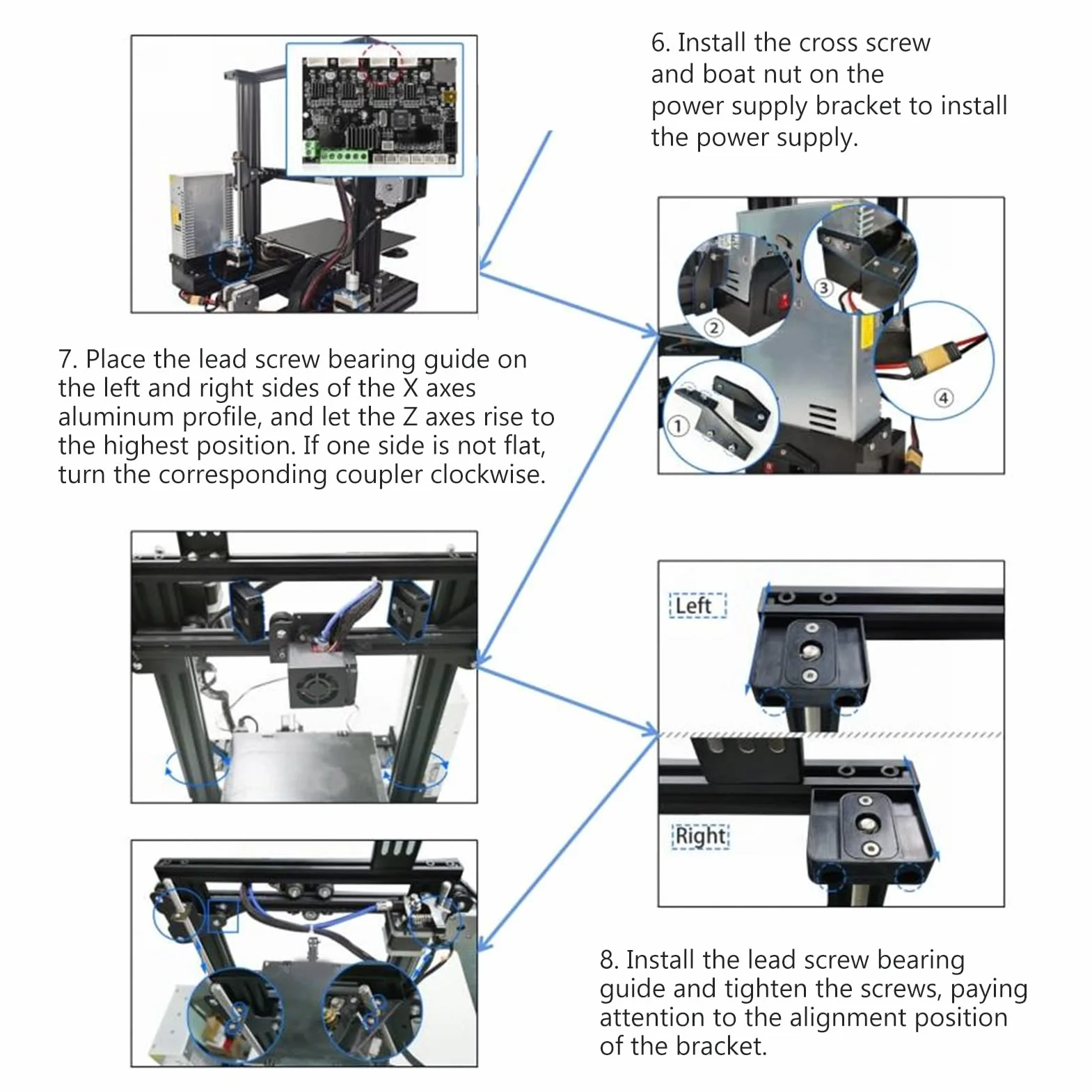 CREALITY Ender 3 Zestaw Modernizacji Drukarki 3D z Podwójną Osią Z i Silnikiem Krokowym