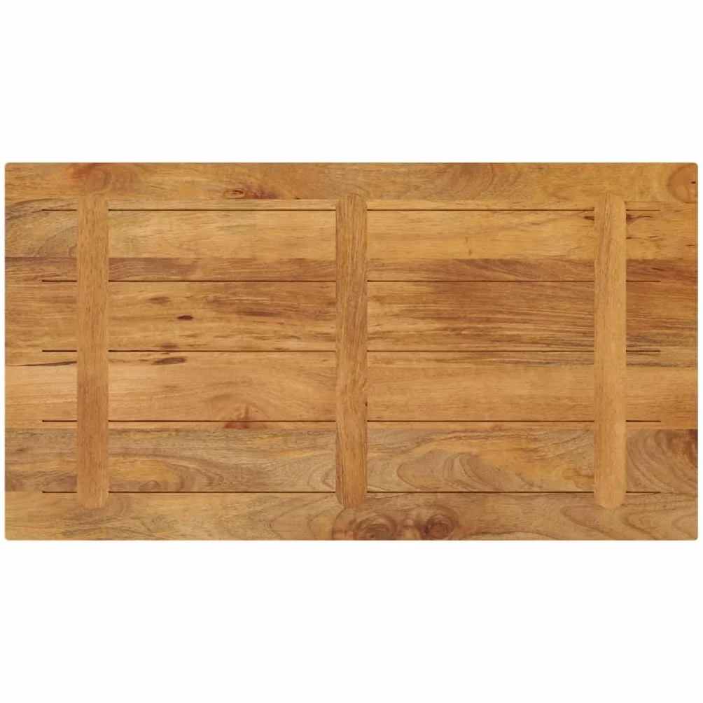 vidaXL Blat stołu, 120x70x2,5 cm, prostokątny, lite drewno mango, blat stołowy, drewniany blat stołu, blat na stół, blat na wymianę, blat do stolika