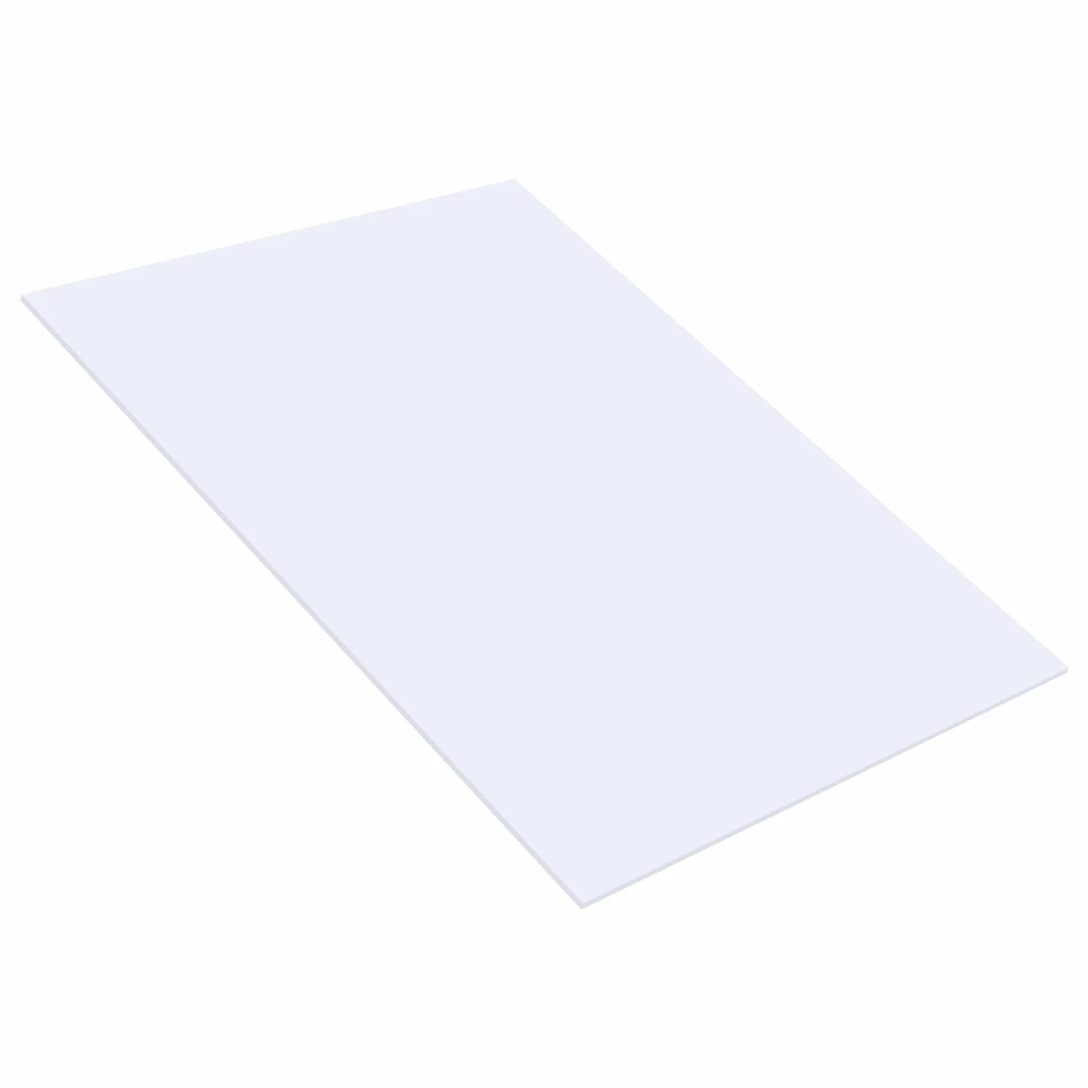 SINJEUN płyty akrylowe 3 mm 40x30 cm białe 5 sztuk