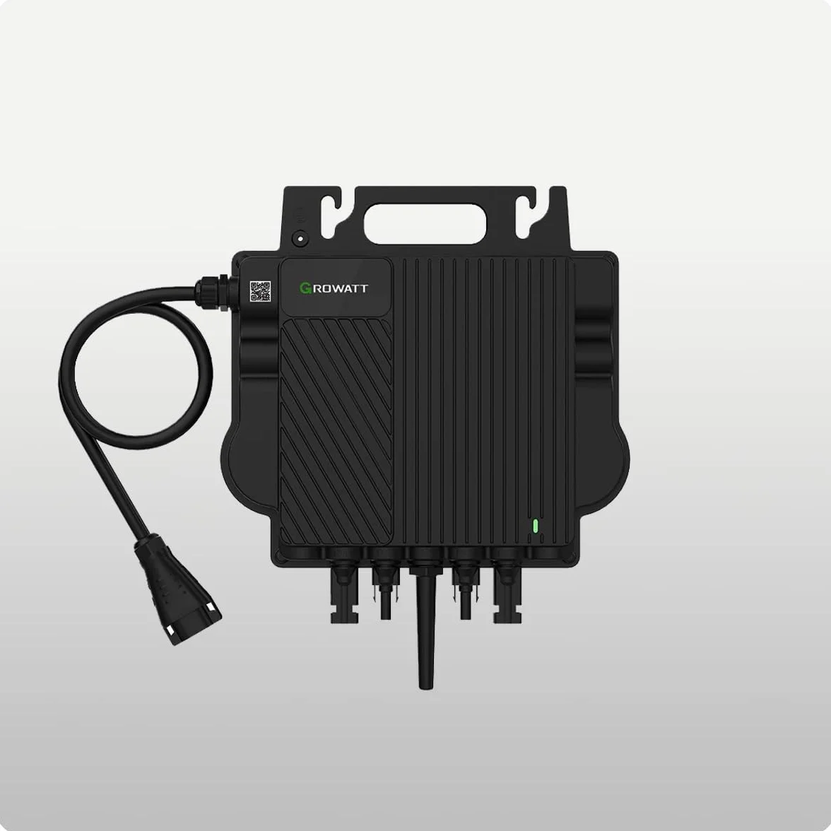 Growatt NEO 800M-X Mikrofalownik 800 W Inverter WiFi z Wtyczką Schuko 5 m