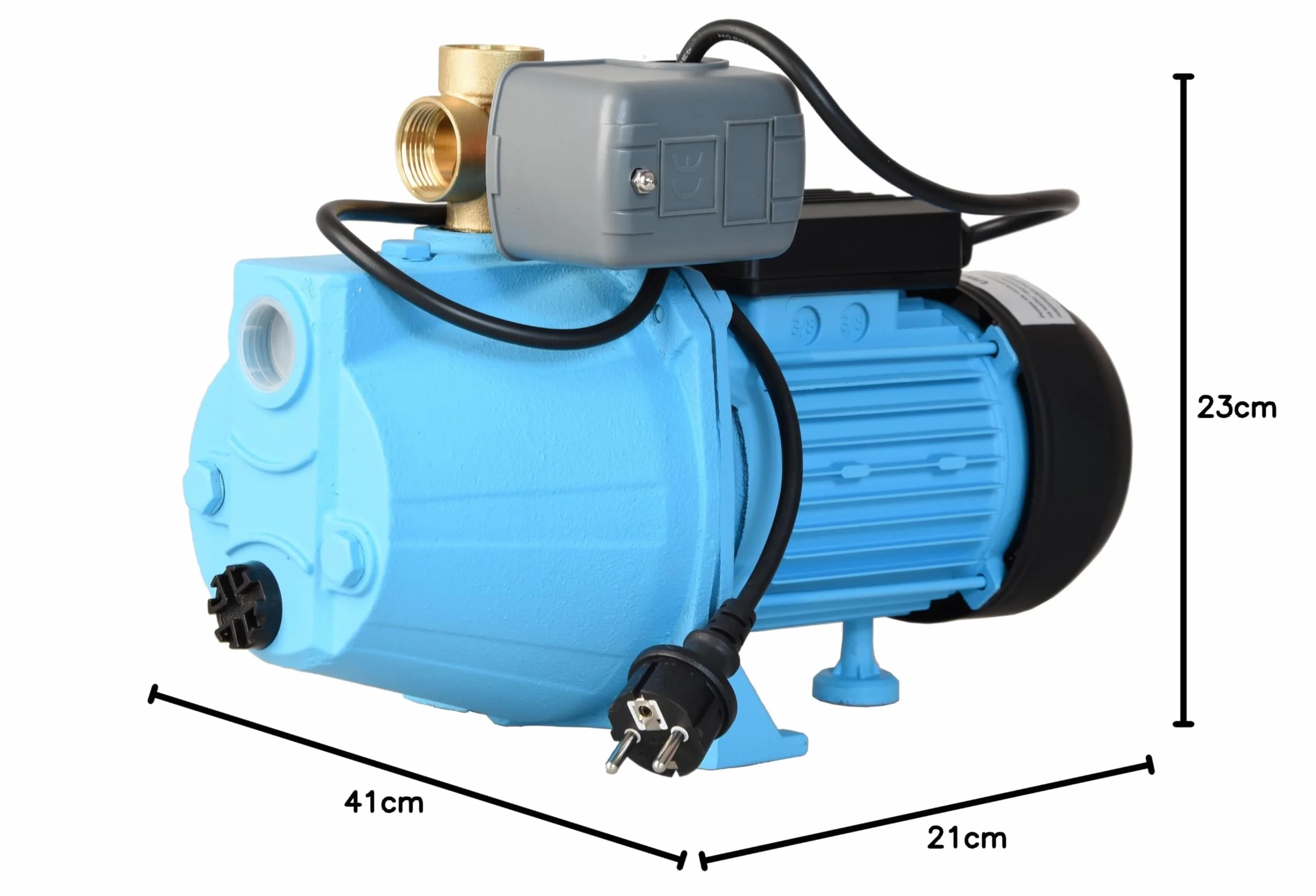 Pompa Hydroforowa SET 100S 1100 W 3600 l/h 50 m do Wody Nawadniania Ogrodu