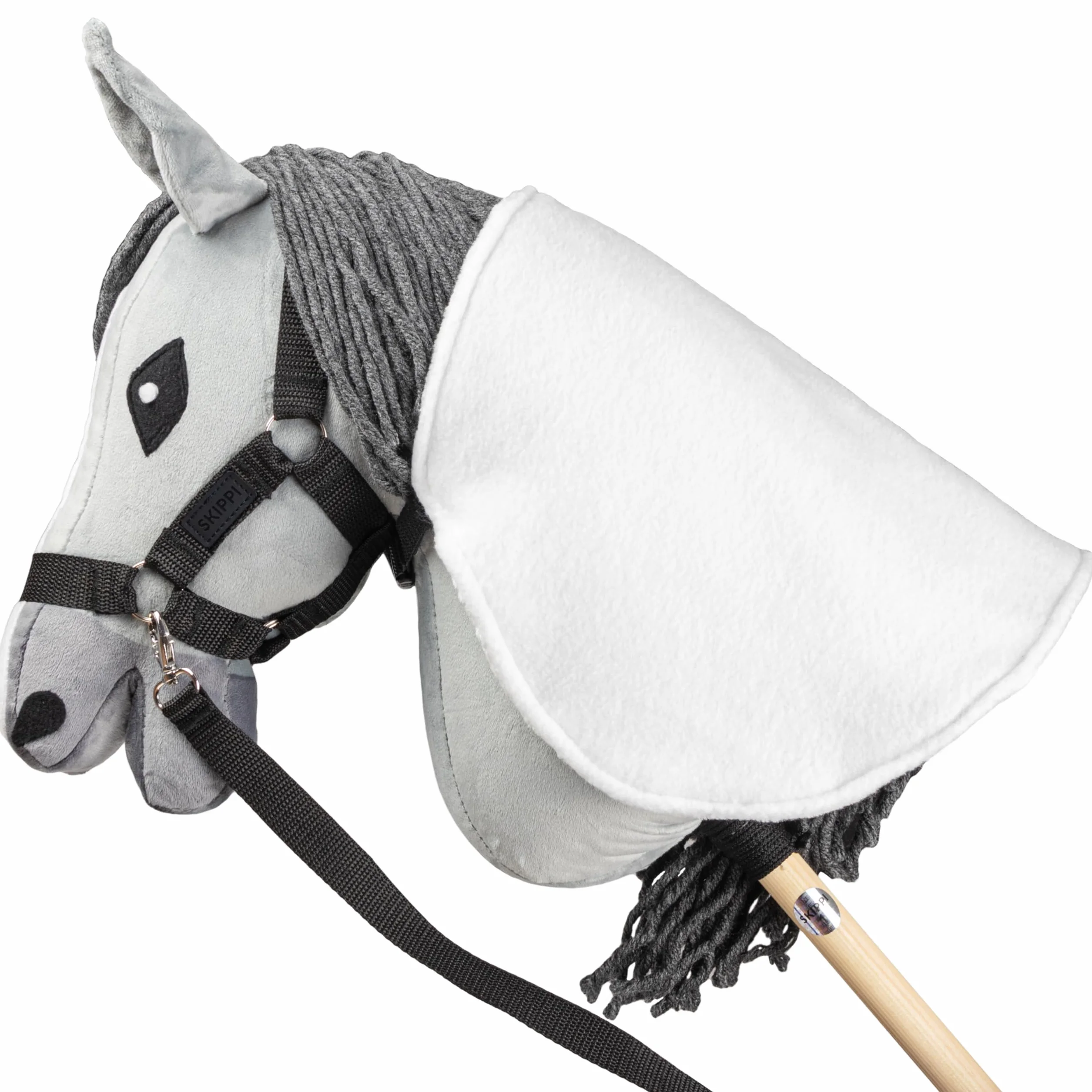 SKIPPI Derka i Nauszniki dla Hobby Horse - Szara, Hobby Horse Akcesoria