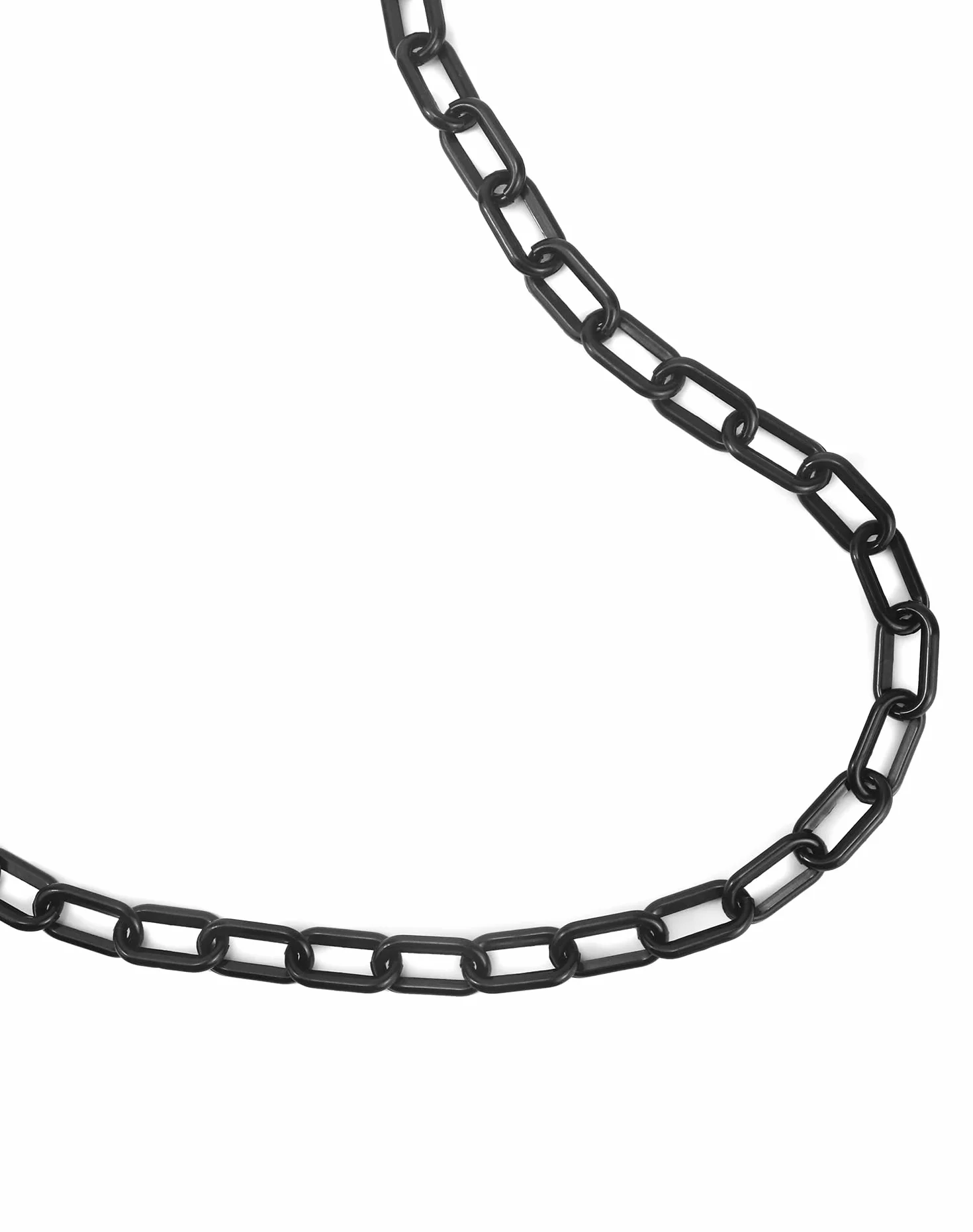 QWORK 5M x 6mm Łańcuch z tworzywa sztucznego do kontroli tłumu (czarny)