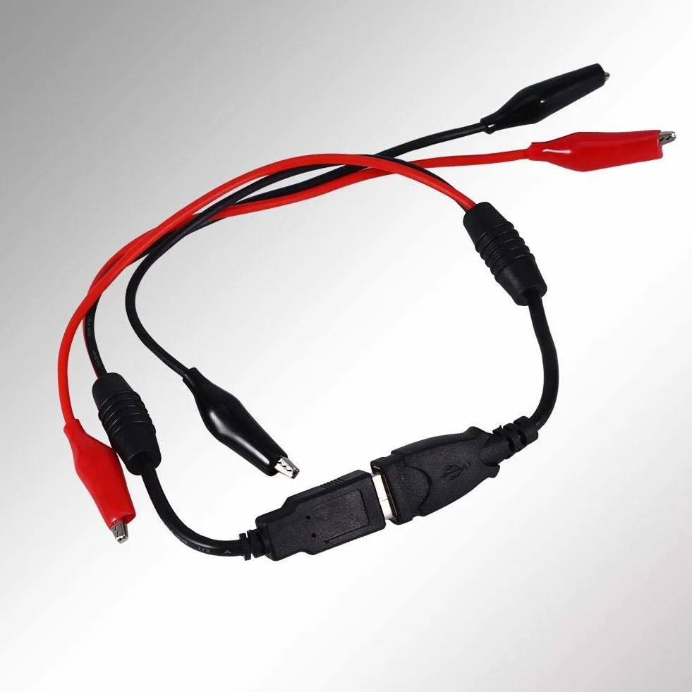 Krokodylki VBESTLIFE USB z krokodylkami do wtyków USB do testowania napięcia