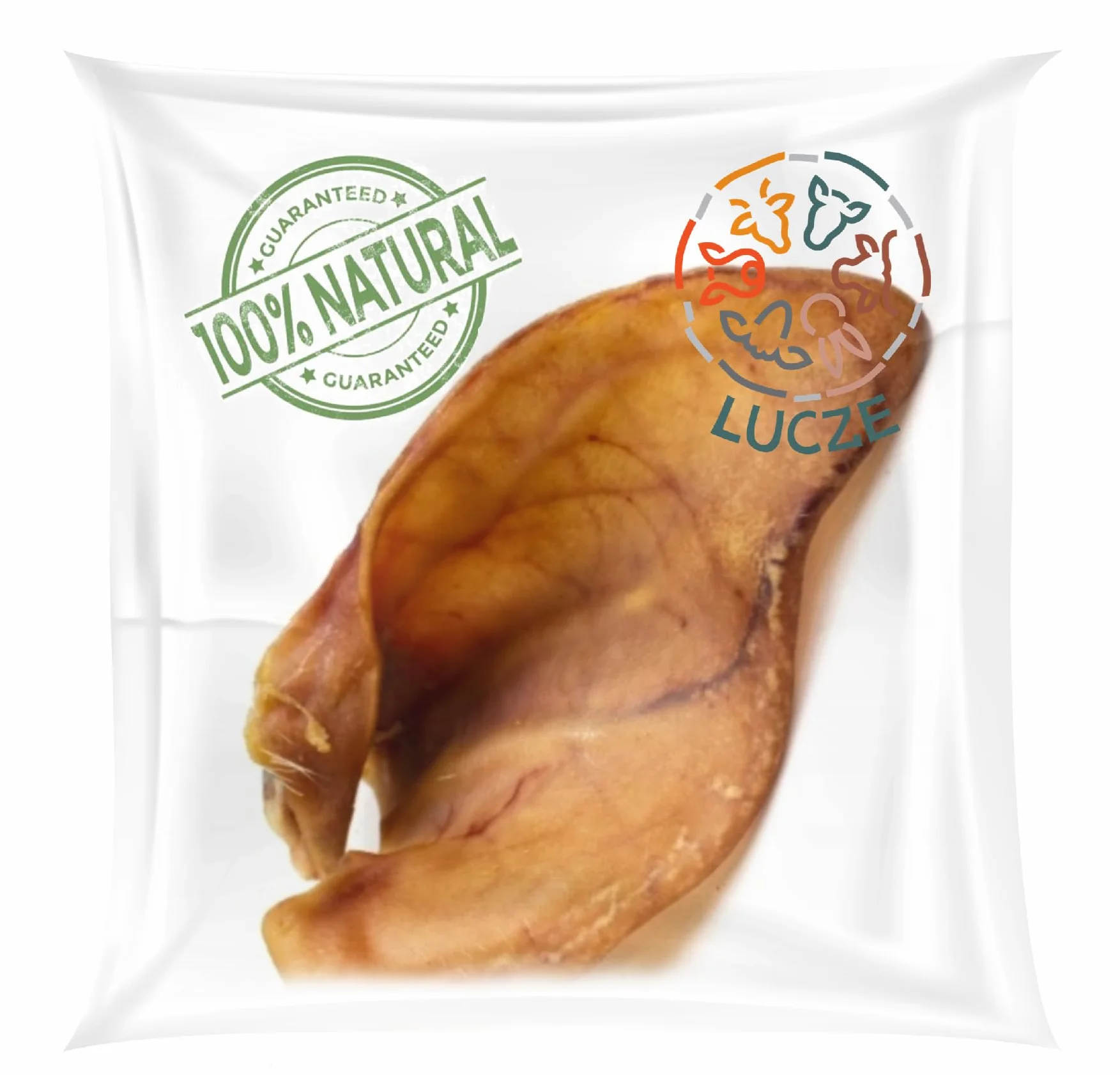 Uszy Wieprzowe dla Psów 1kg, Naturalny Gryzak Premium, 100% Naturalne, Bez Chemii, Bez Zbóż, Zdrowe Przysmaki, Higiena Jamy Ustnej, Polska Produkcja, Dla Małych i Dużych Psów